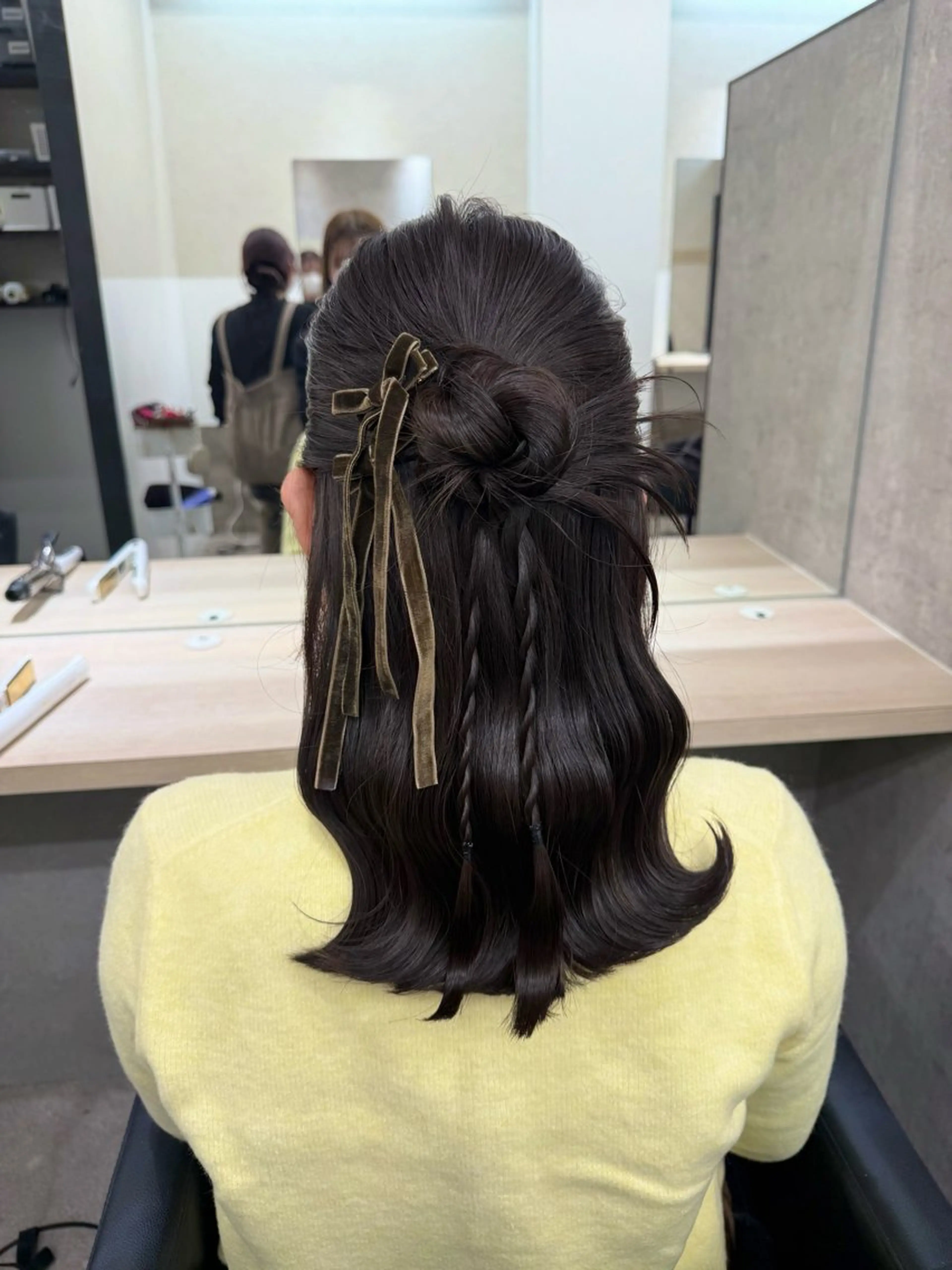 ミディアム ヘアセット GiseL 博多 ほのかのヘアスタイル