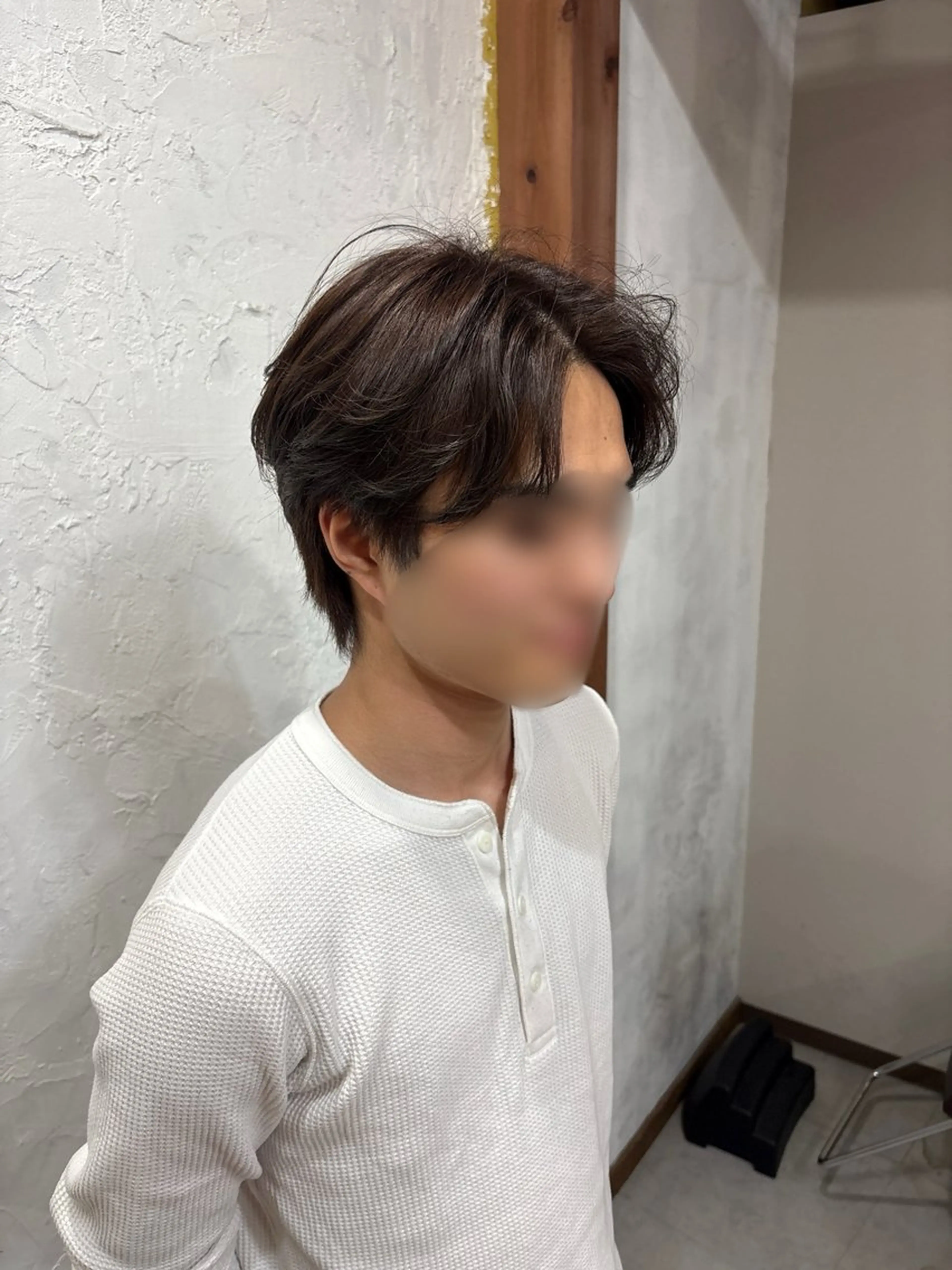 カラー メンズ 藤井 世莉のヘアスタイル