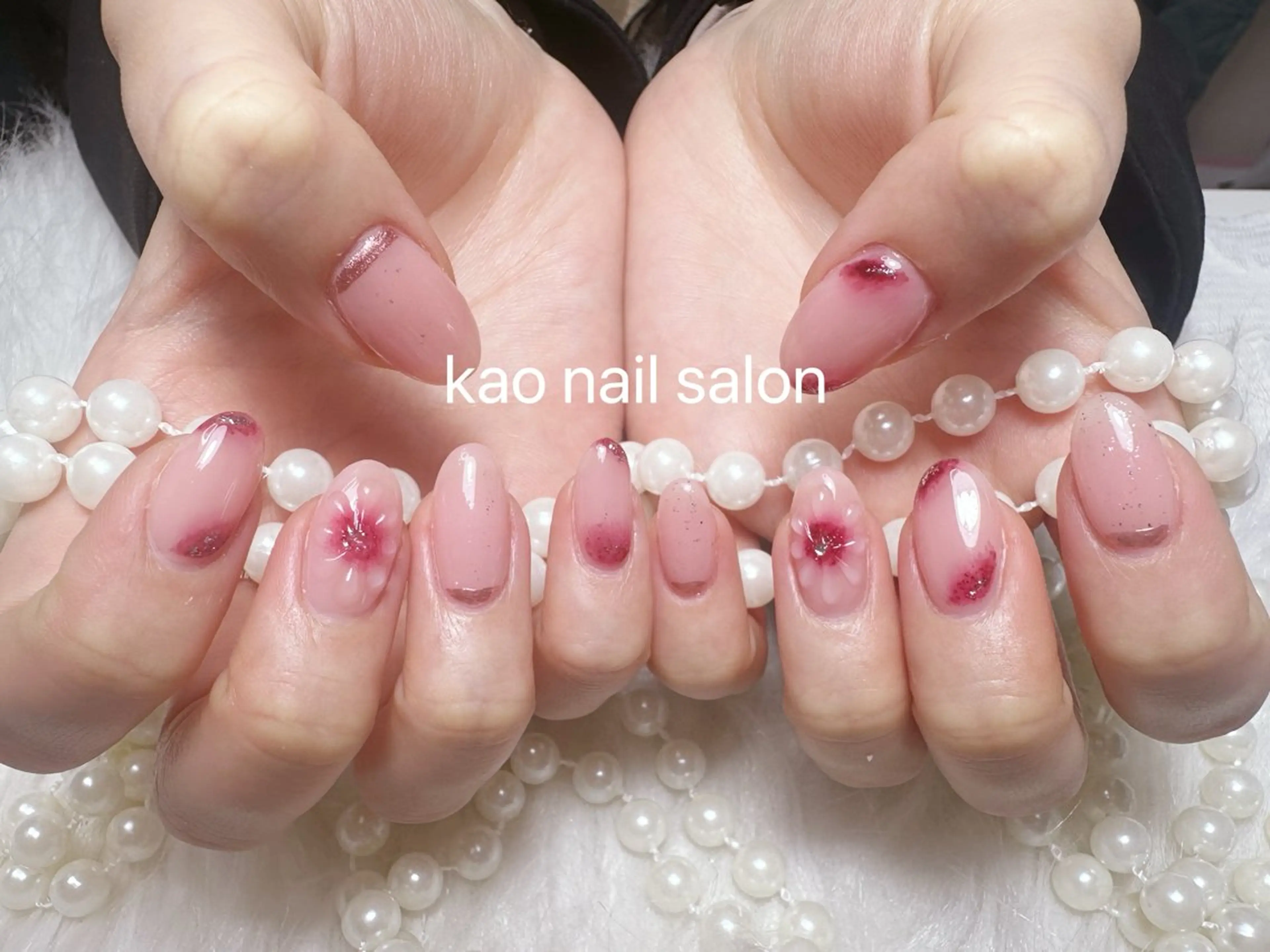 ネイル ハンドネイル kao nail マグネット/長さだしのネイルデザイン