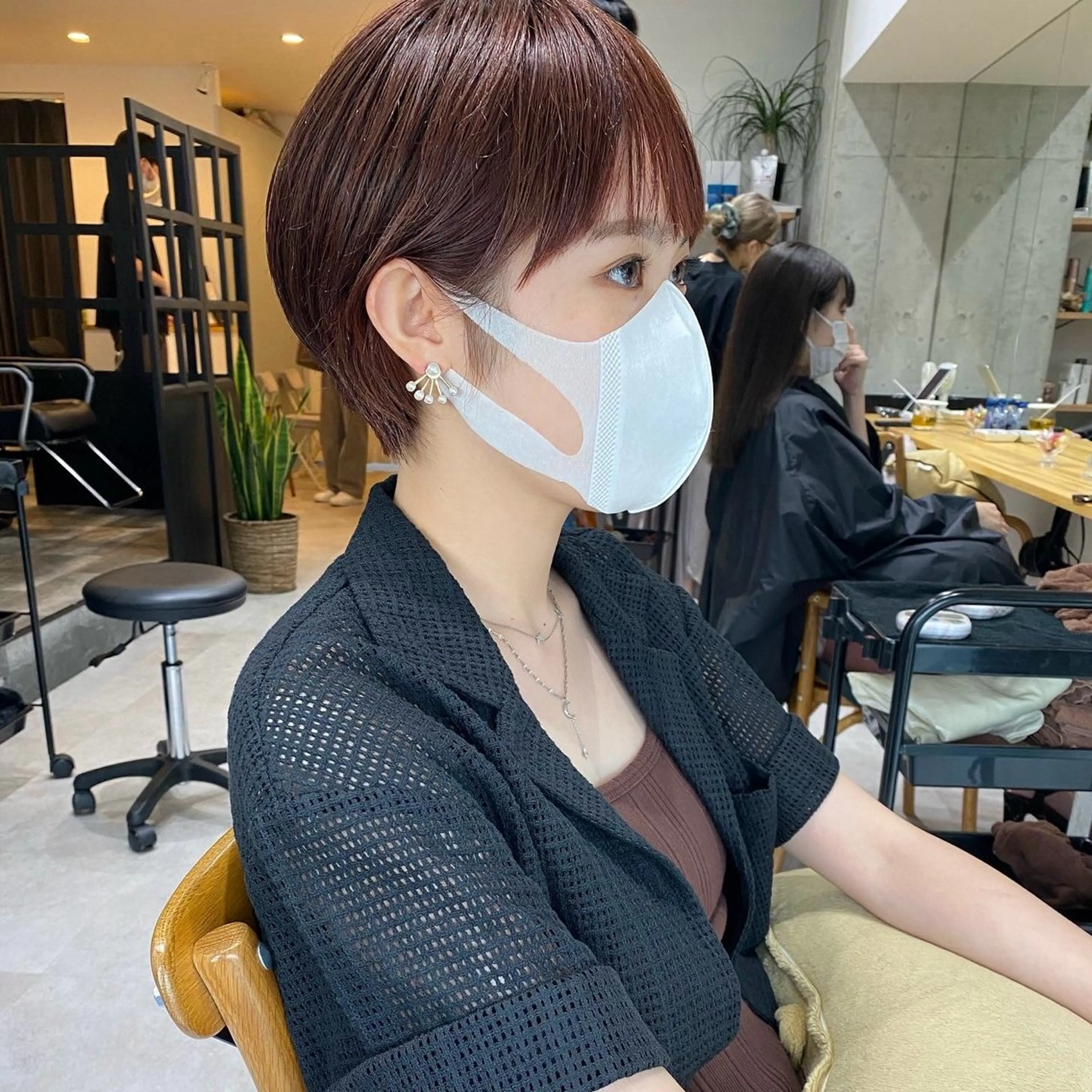 ショート ハイライト 髪質改善 レイヤーカット ショートヘア ショート職人 美容師【KENTA】のヘアスタイル