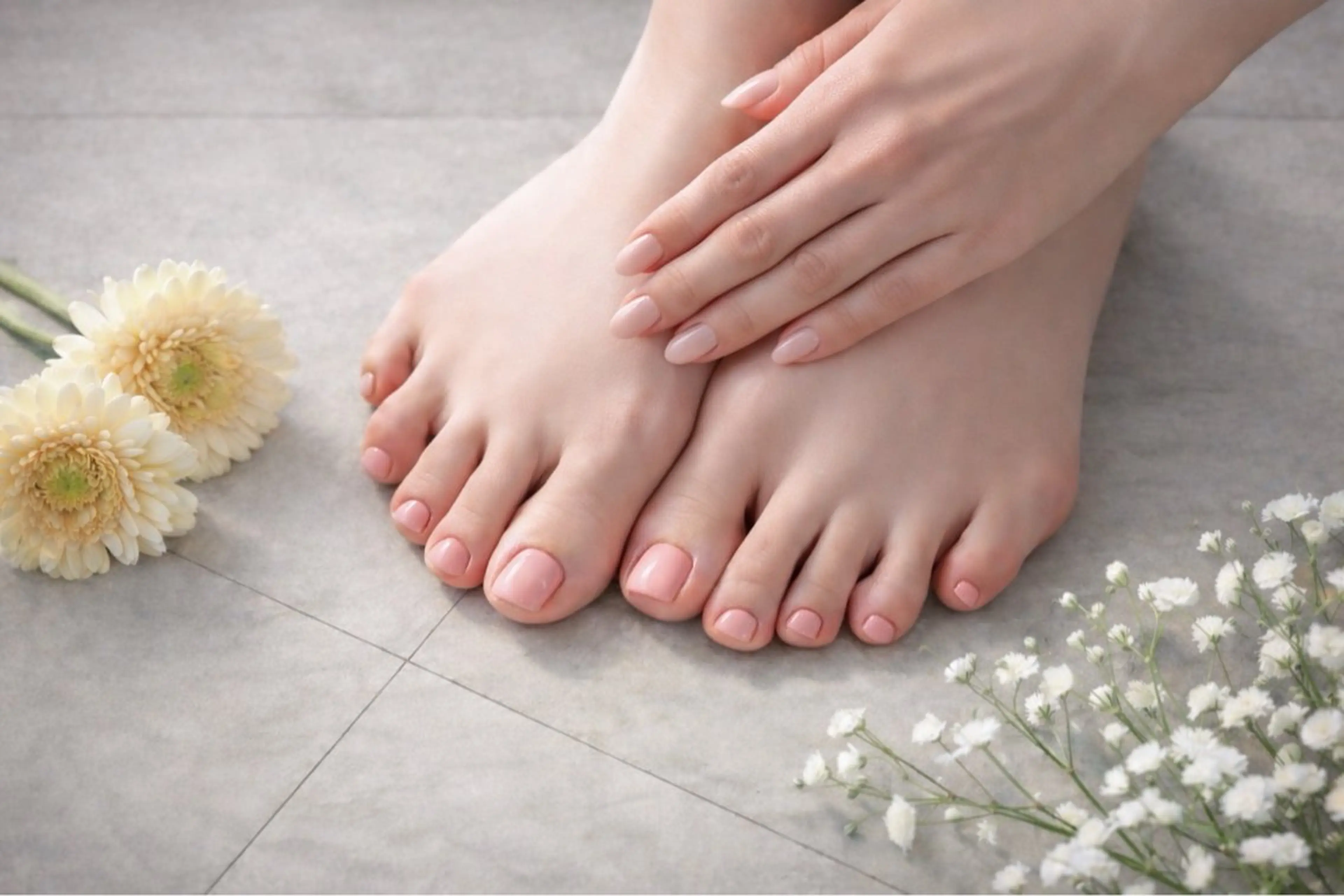 ネイル フットネイル BULLION ☁️kurumi☁️のネイルデザイン