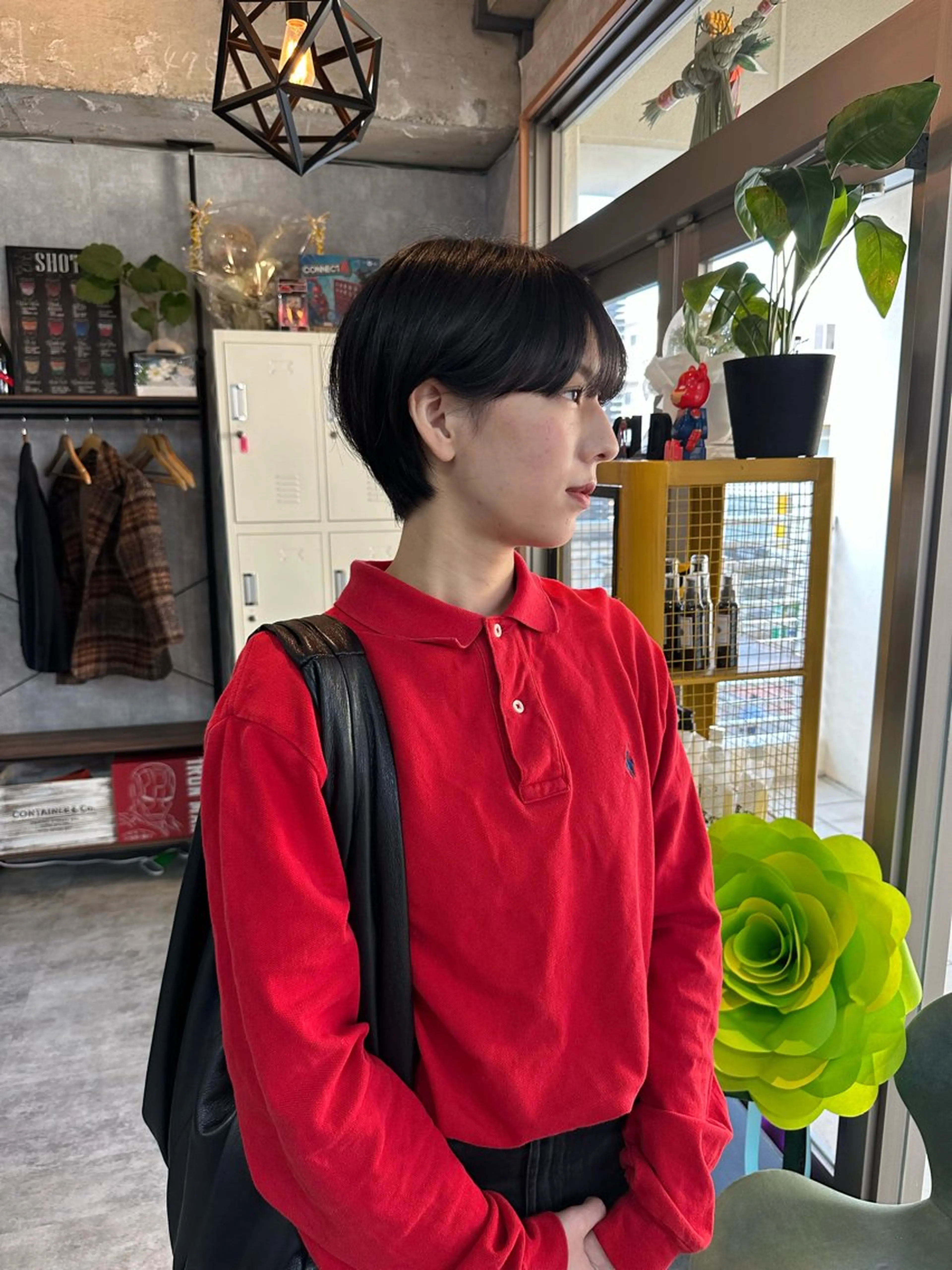 ショート 切りっぱなしボブ ショートボブ ハンサムショート 丸みショート ボブ モテ髪/ボブ/ショー ト/アダチフウトのヘアスタイル