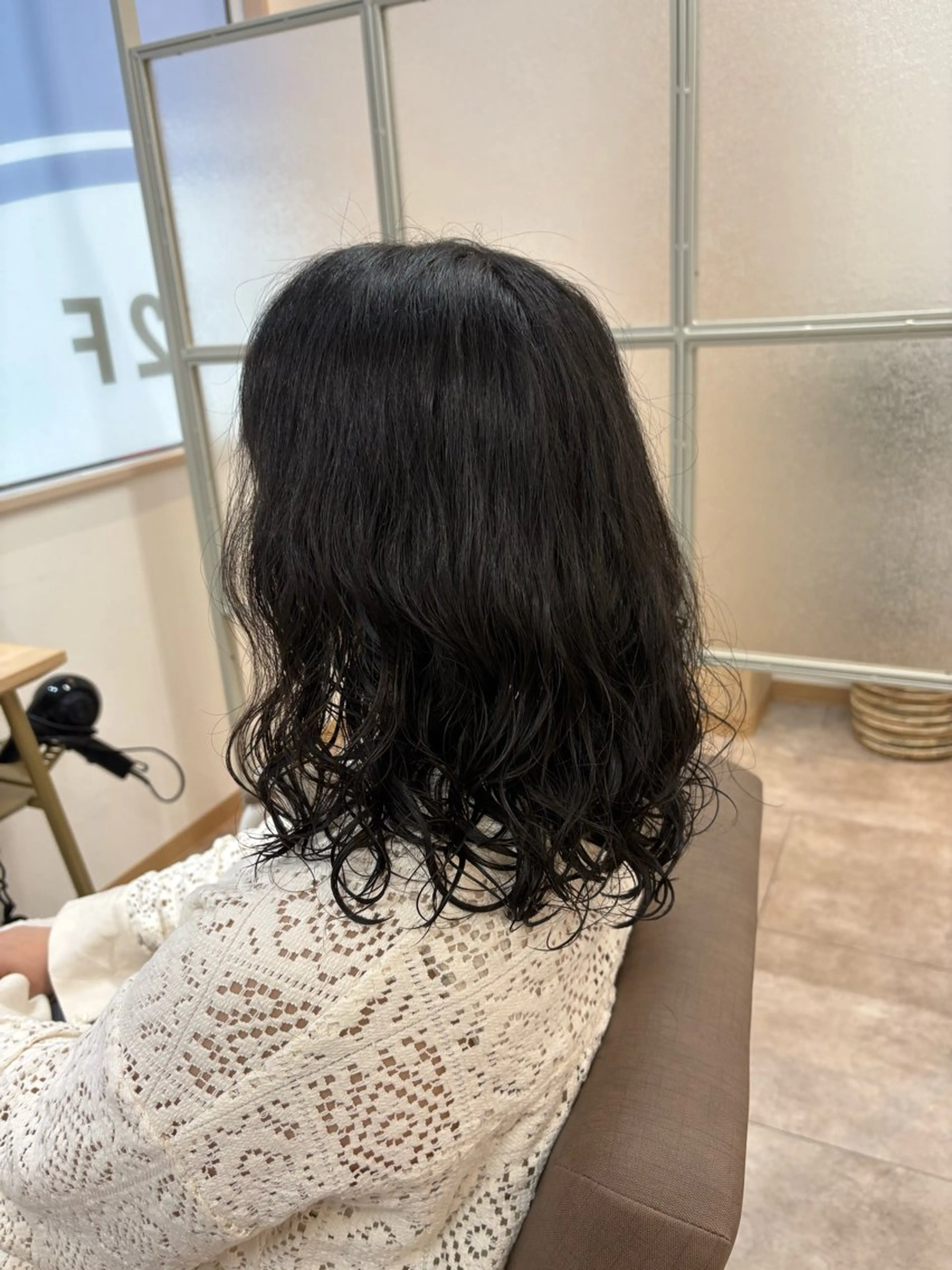 セミロング カット パーマ TELA HAIR 幕張本郷所属・TELA HAIR 幕張本郷店　千尋のヘアスタイル