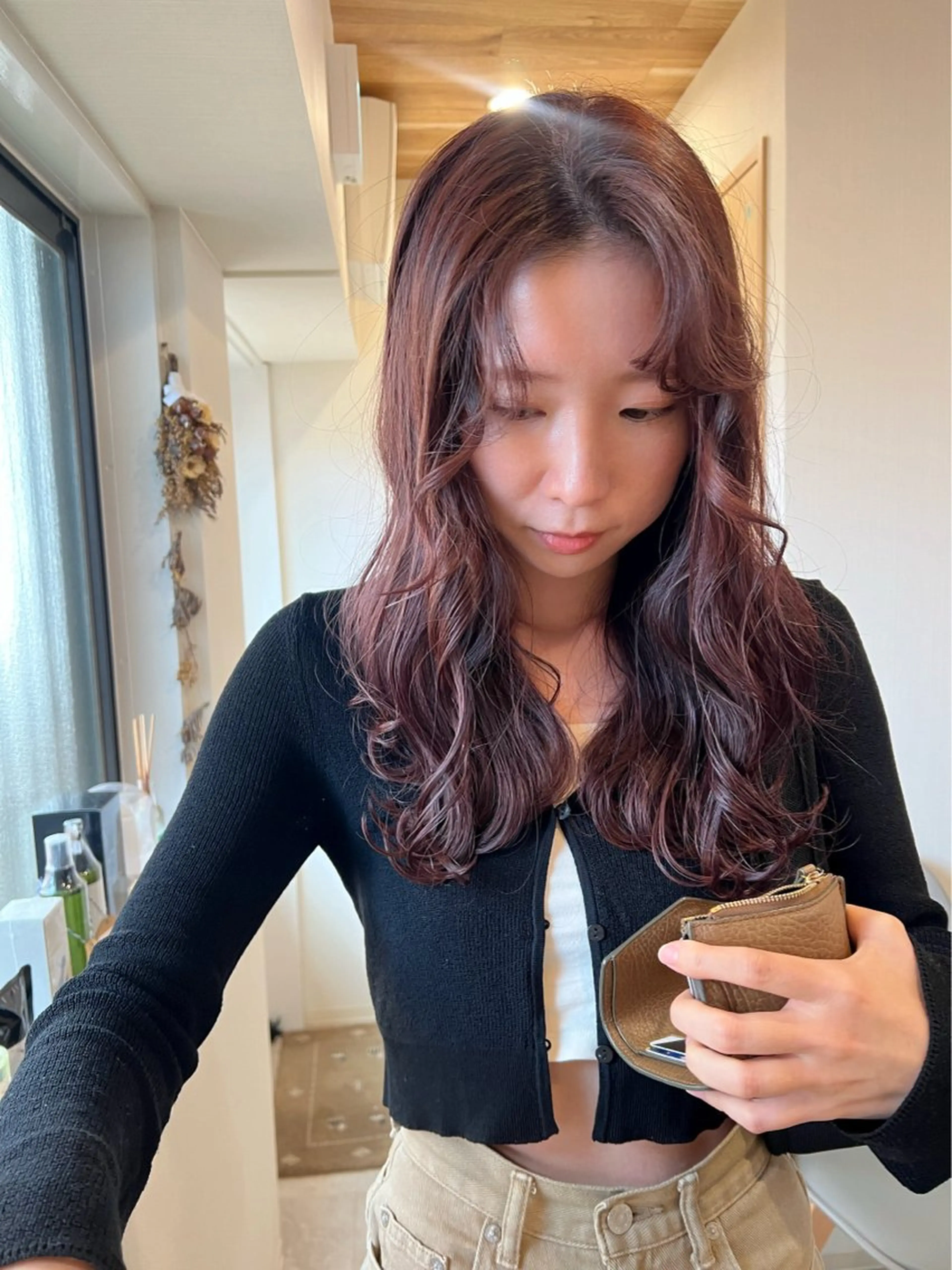 ロング カラー カット ヘアカラー トリートメント トレンドと似合わせ/ マンツーマン/西上楓のヘアスタイル