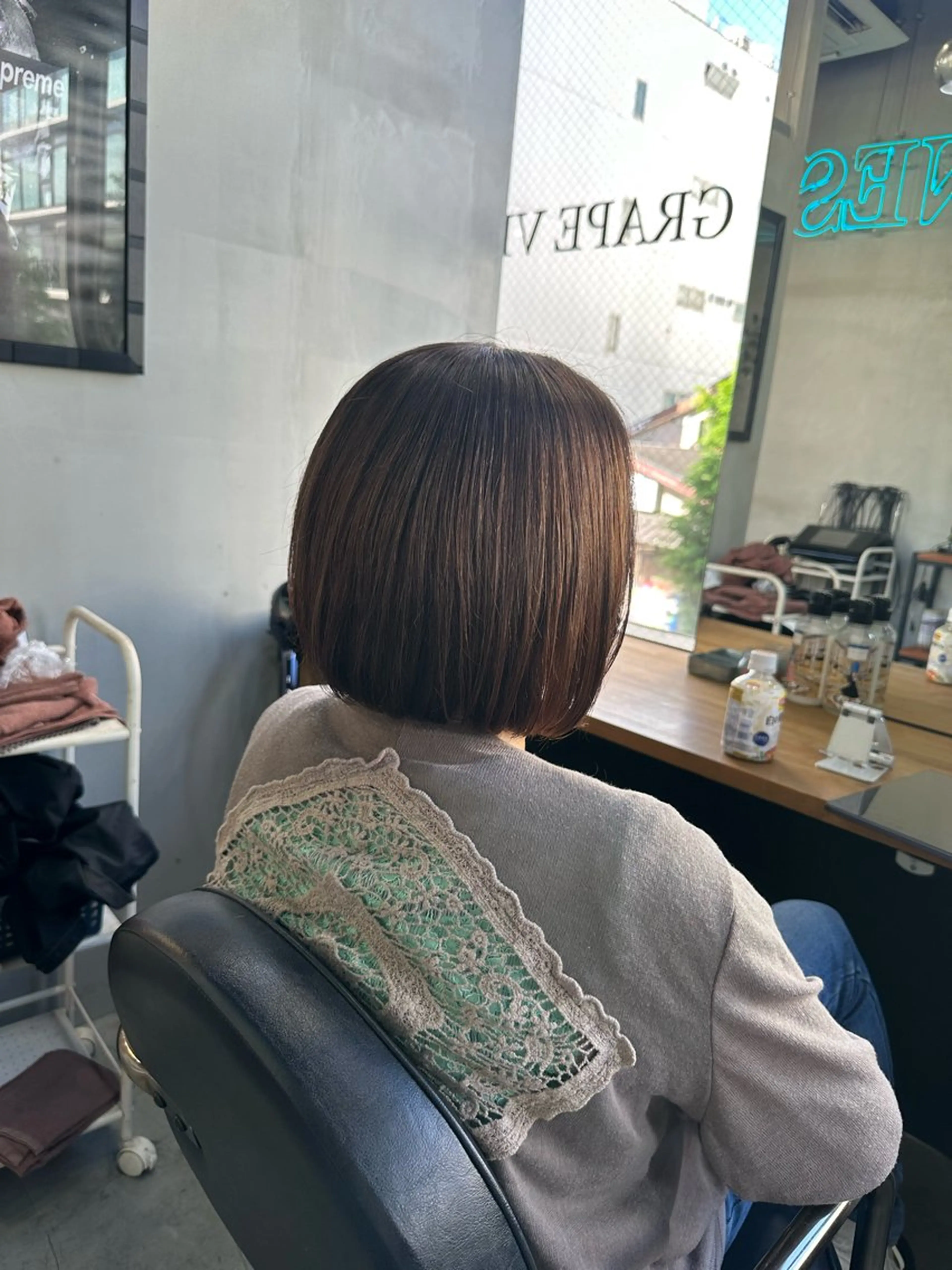 ショート ボブ 山田 翔夢のヘアスタイル