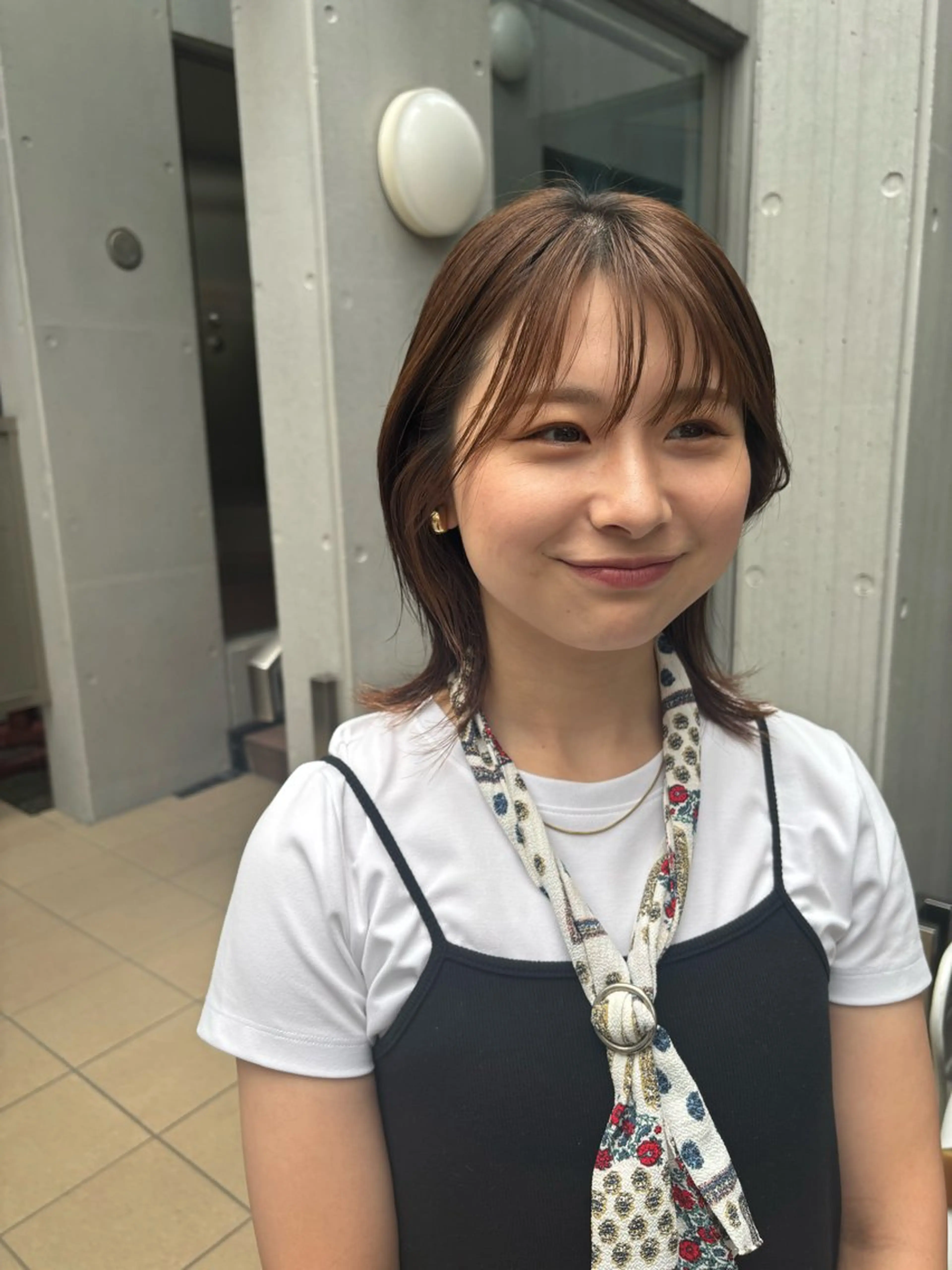 ショート カラー 池田理紗/ bob/メンズカットのヘアスタイル