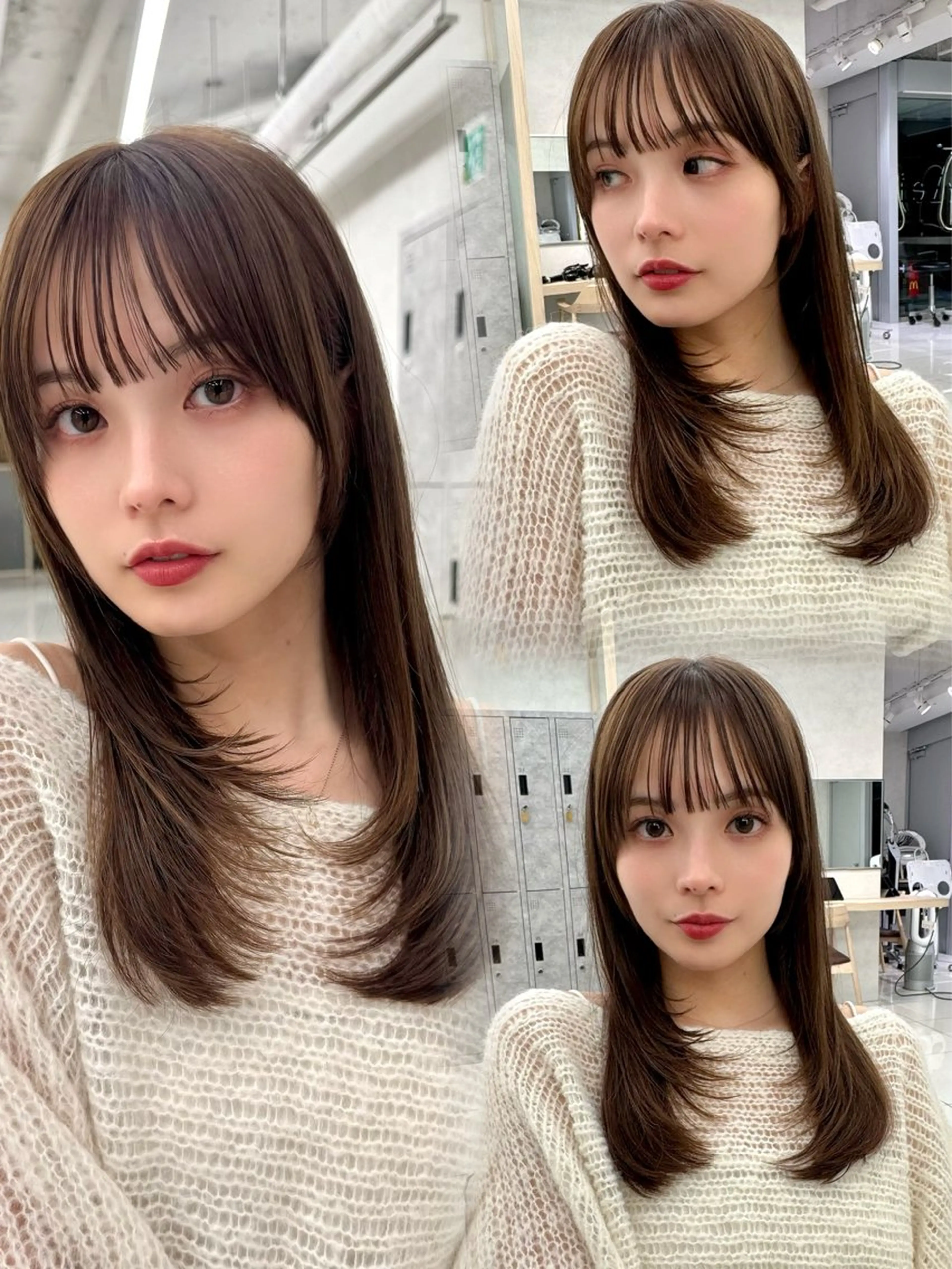 ロング 韓国風ヘア レイヤーカット 三鷹で1番ショート ボブをカットする新谷のヘアスタイル