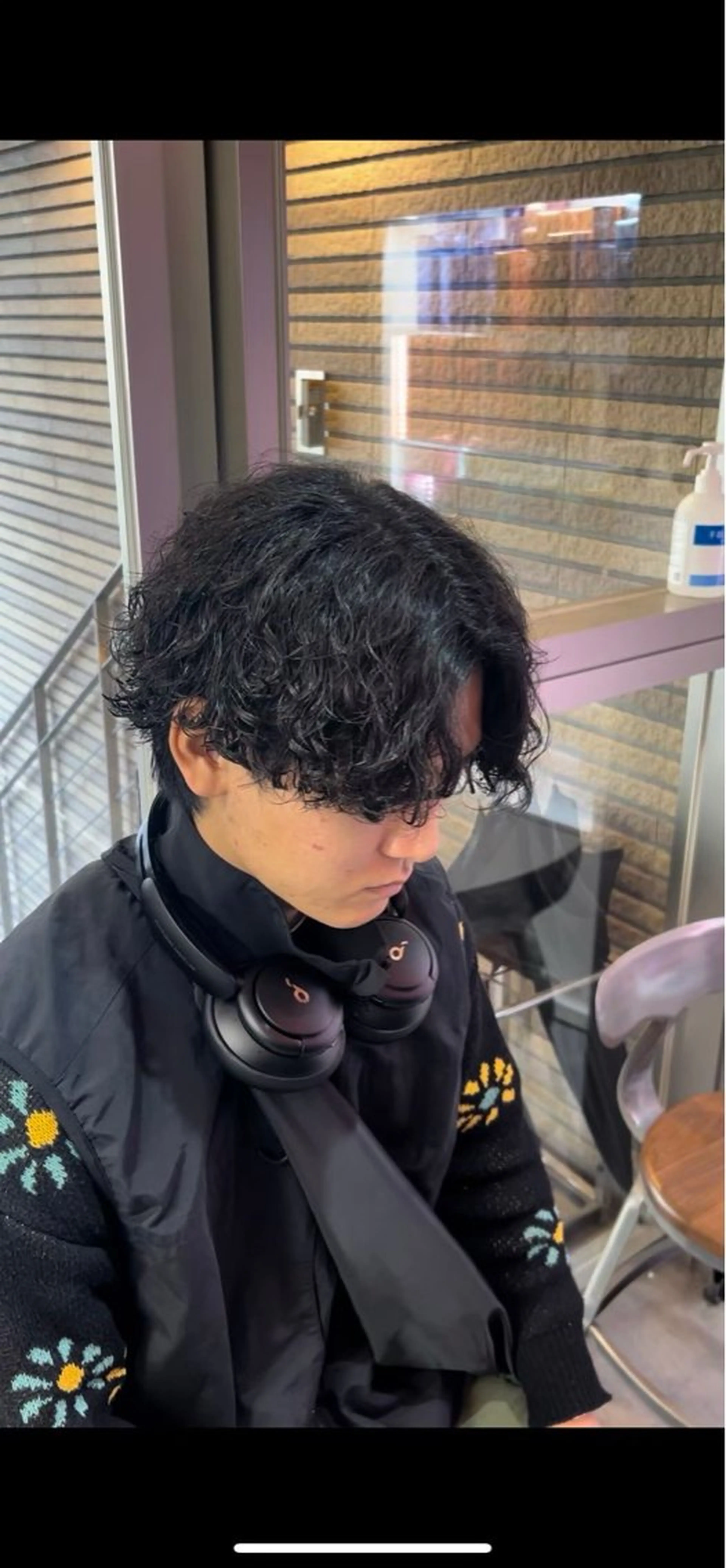 ミディアム カラー パーマ メンズ カット パーマ トリートメント ヘアセット メンズパーマ特化 🔥韓国ヘア職人🔥のヘアスタイル