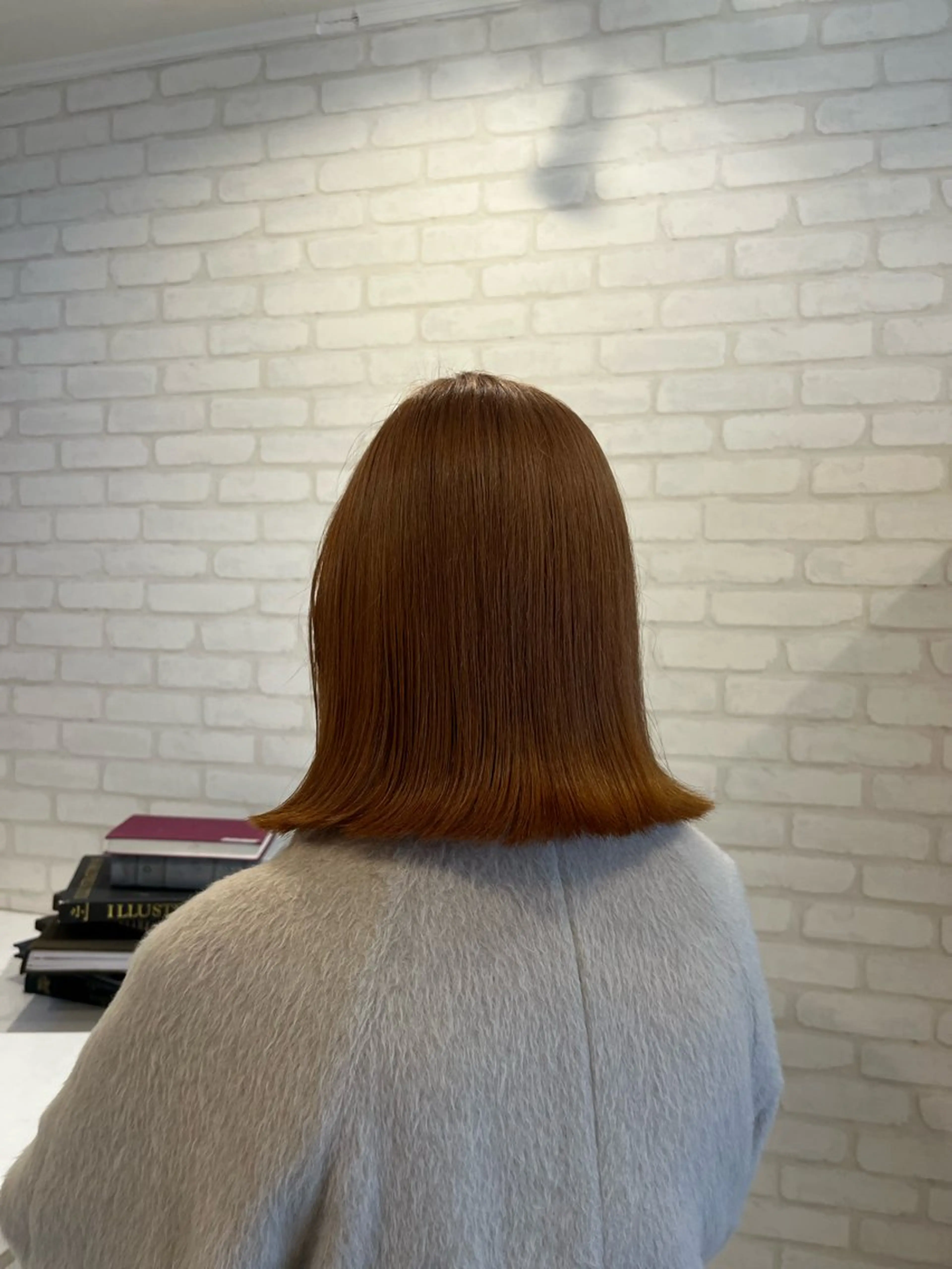 ミディアム カラー 阿部 うららのヘアスタイル