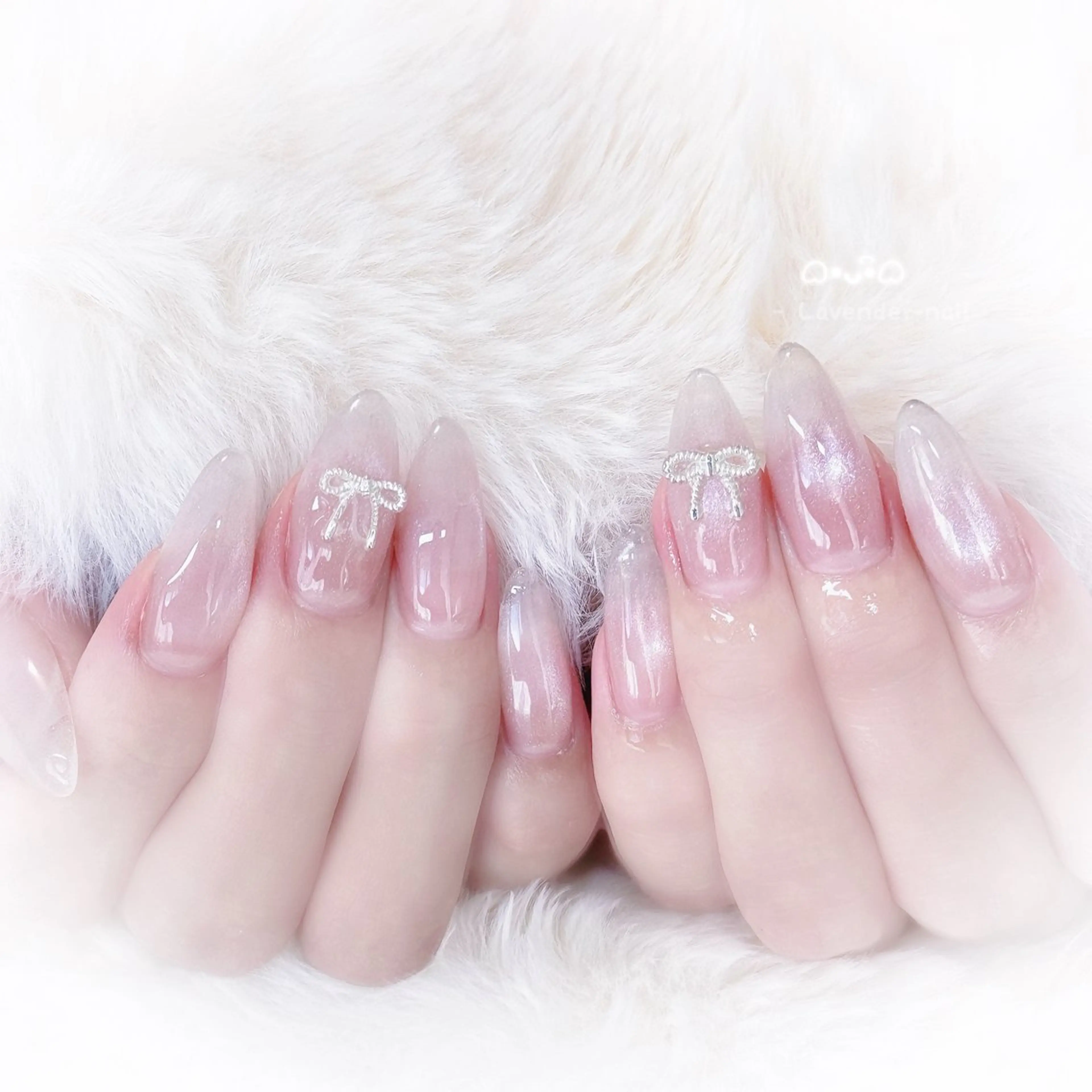 ネイル ハンドネイル Lavender nail·北18条のネイルデザイン