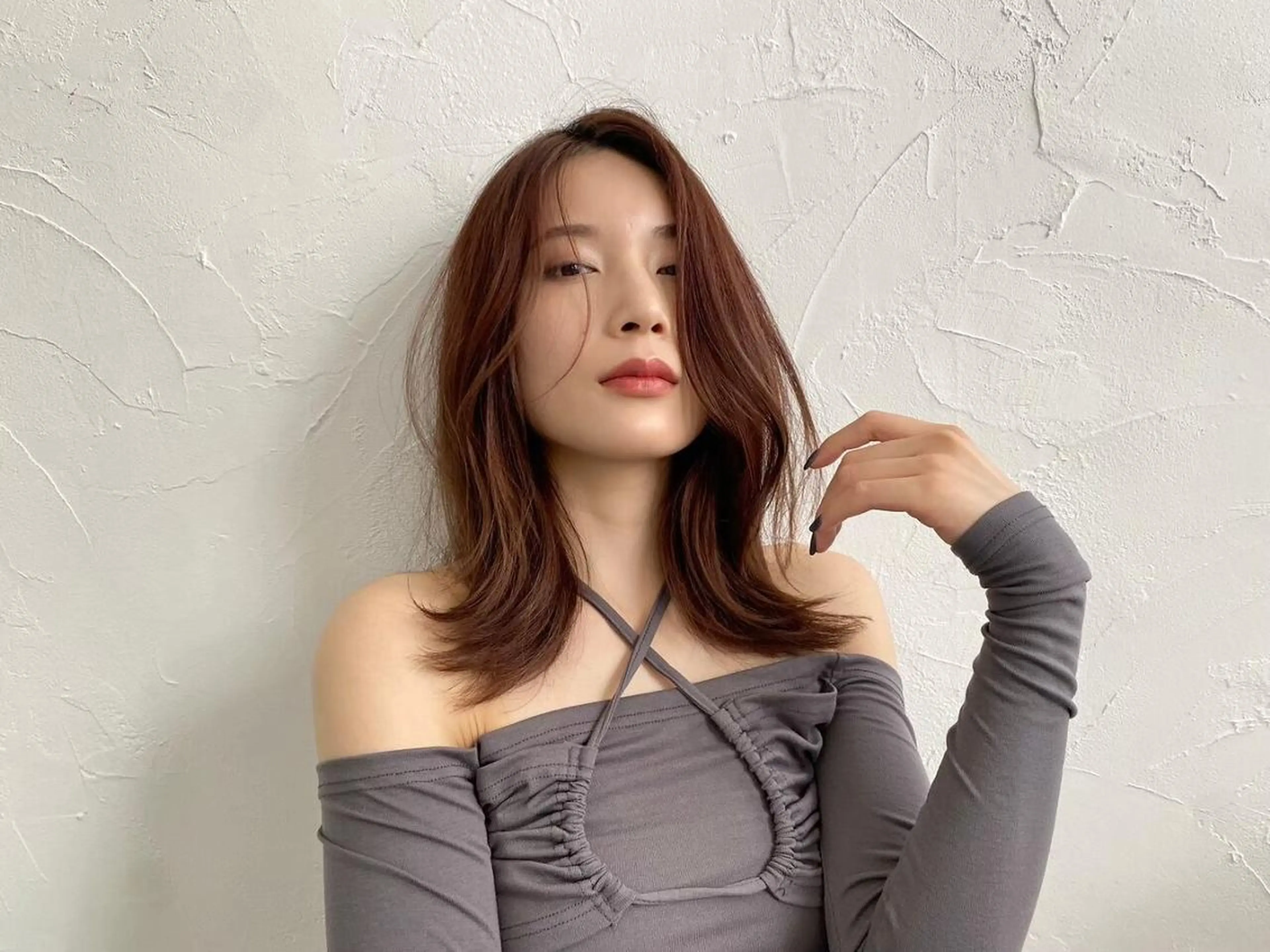 【オープン記念!人気プラン🧚🏻♂️】 カット+カラー+髪質改善トリートメント ¥9500の写真