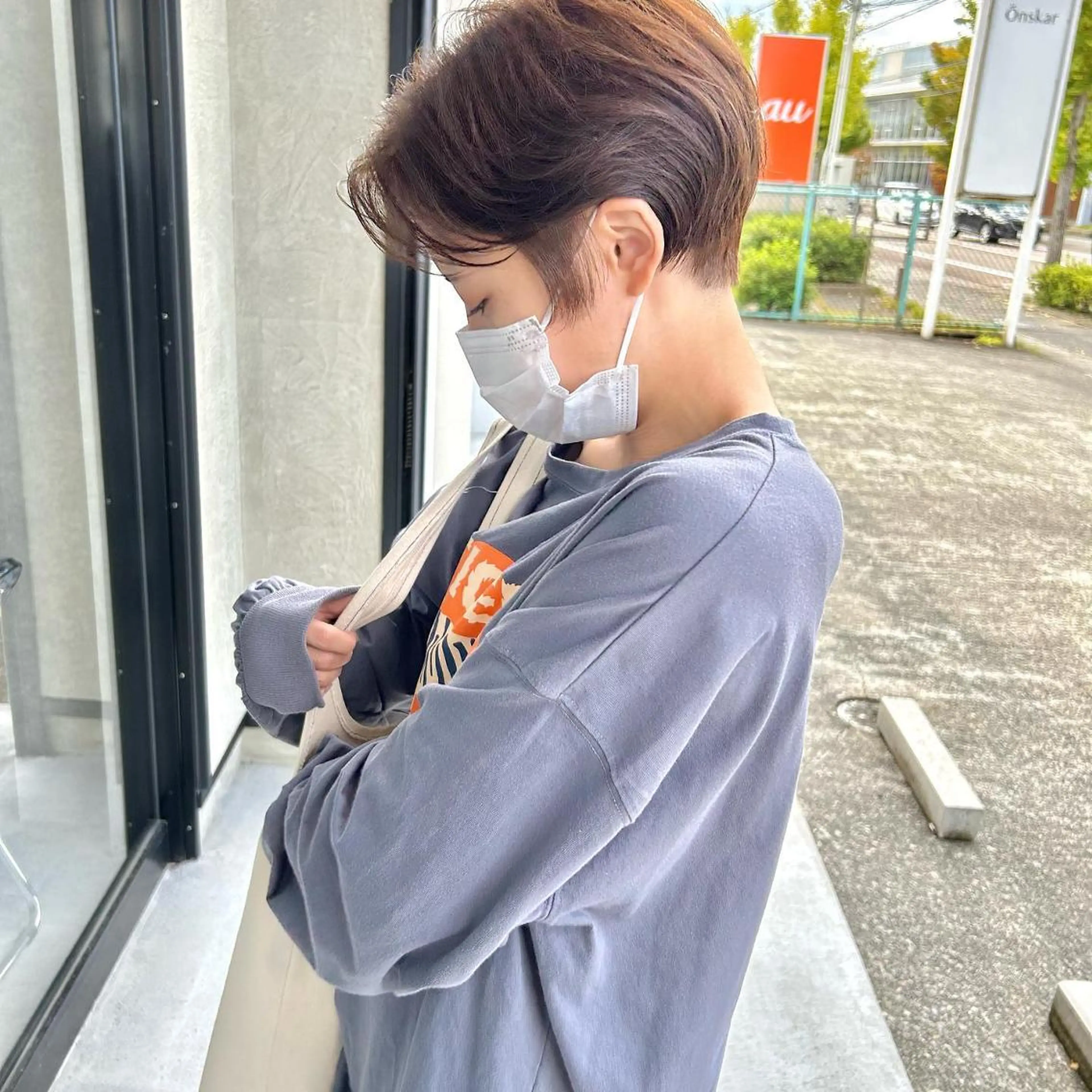 ショート ショートヘア 河原 亮のヘアスタイル