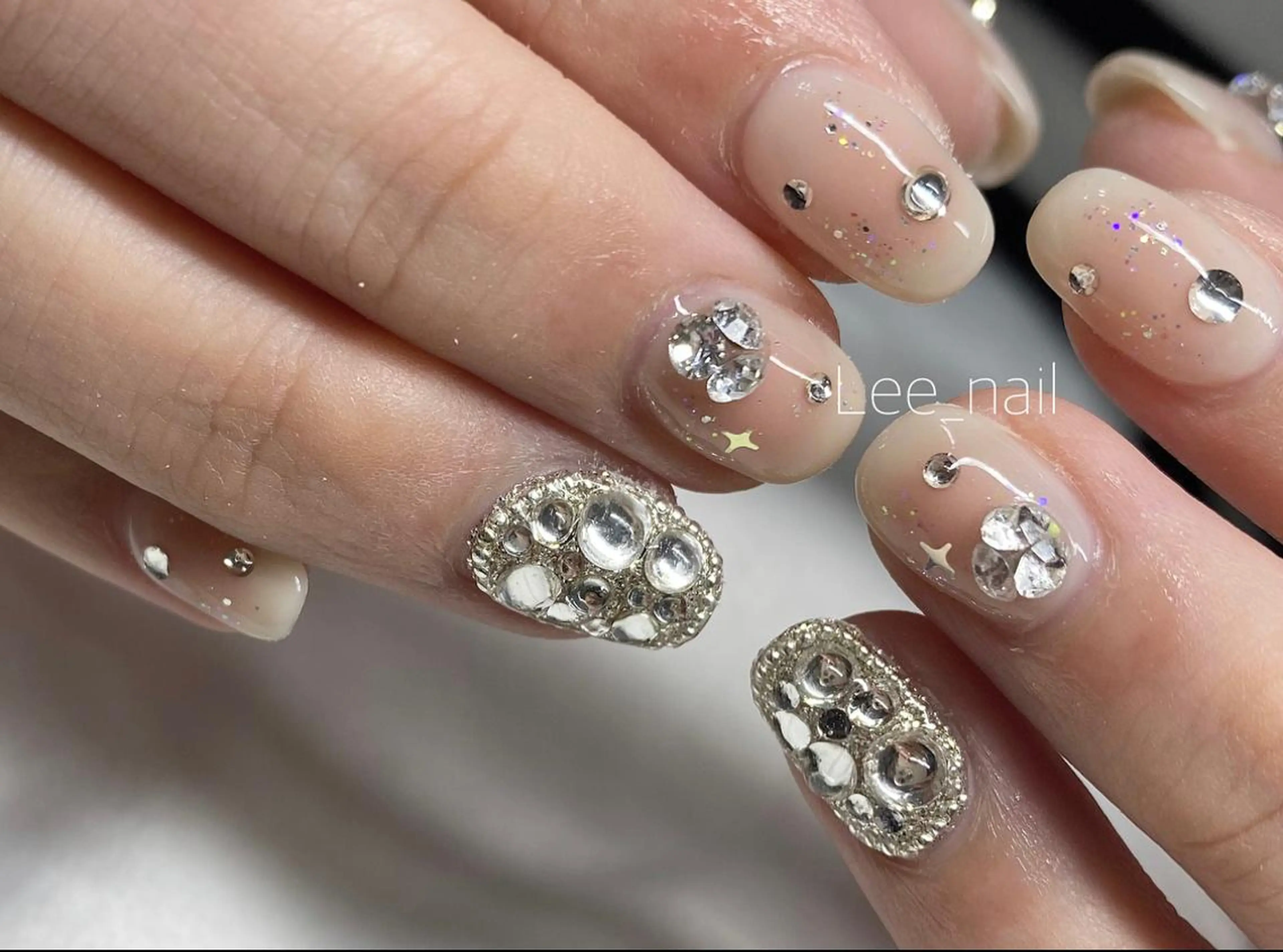 ネイル チークネイル ハンドネイル Lee_ nailのネイルデザイン