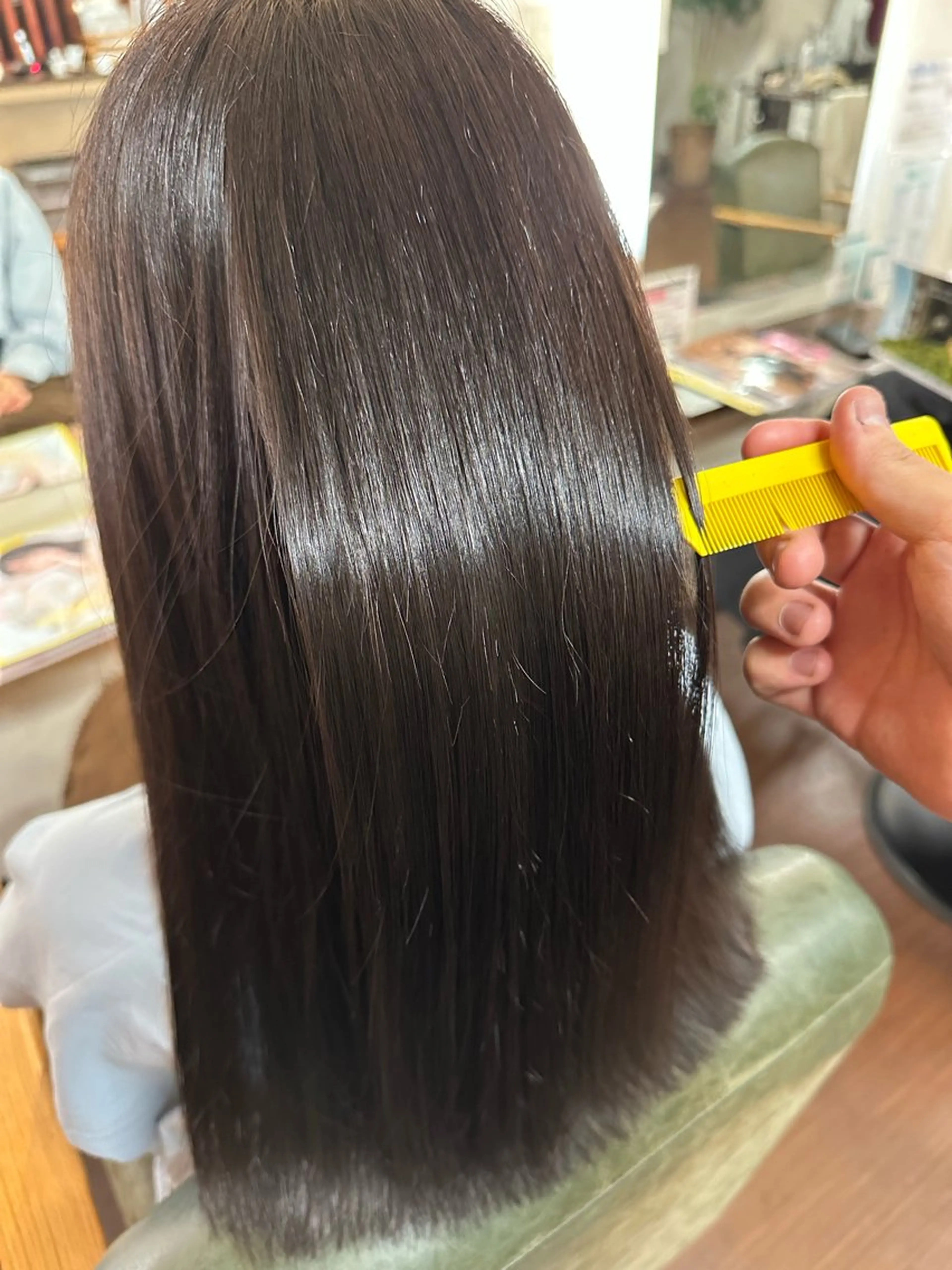 ロング カラー トリートメント 大人女性の艶カット カラー/菊池柊真🌟のヘアスタイル