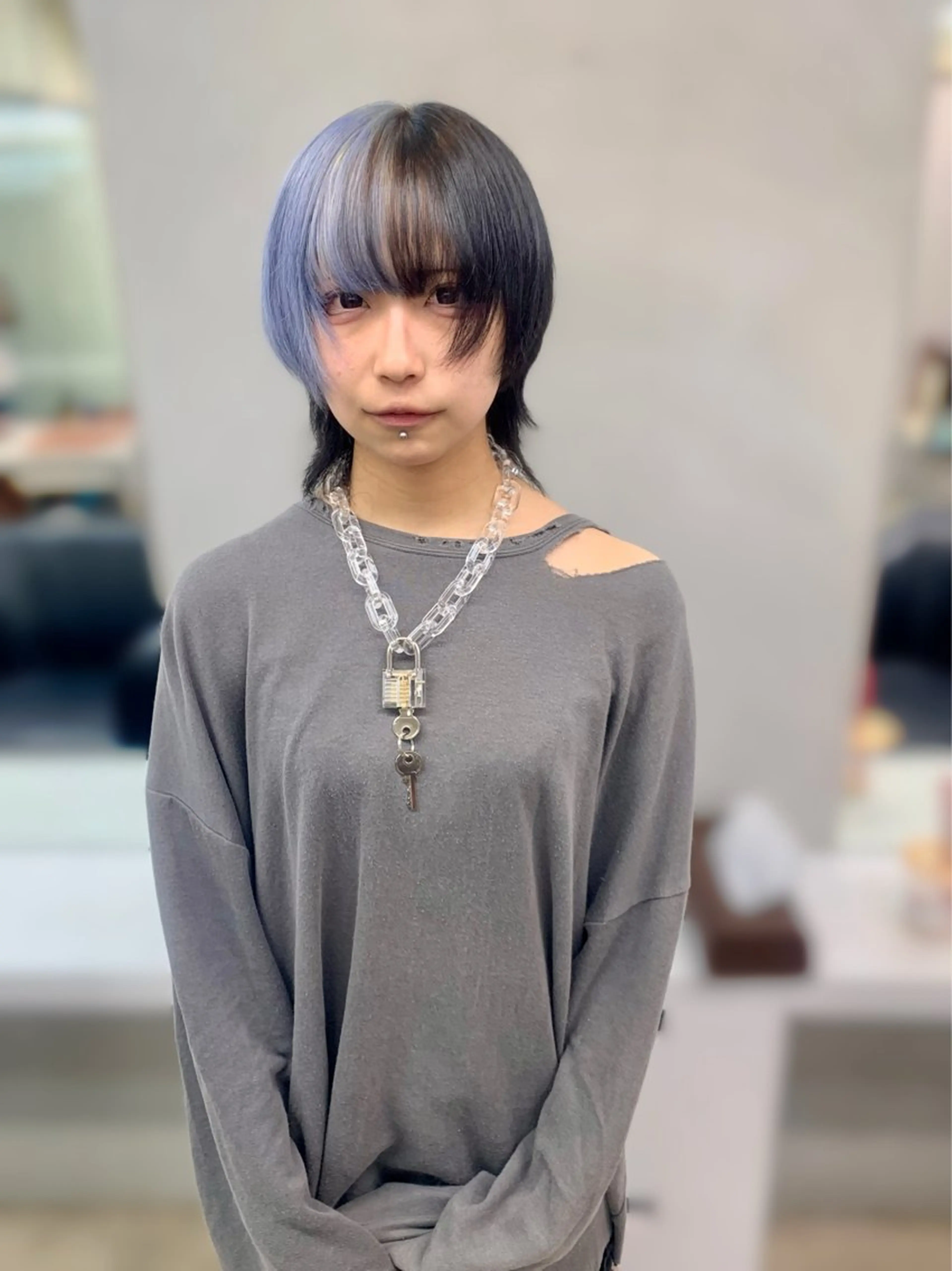 ショート カラー ヘアアレンジ カット ヘアカラー トリートメント T.a.g中崎町所属・個性爆弾💣 ダブルカラー/ゆかのヘアスタイル