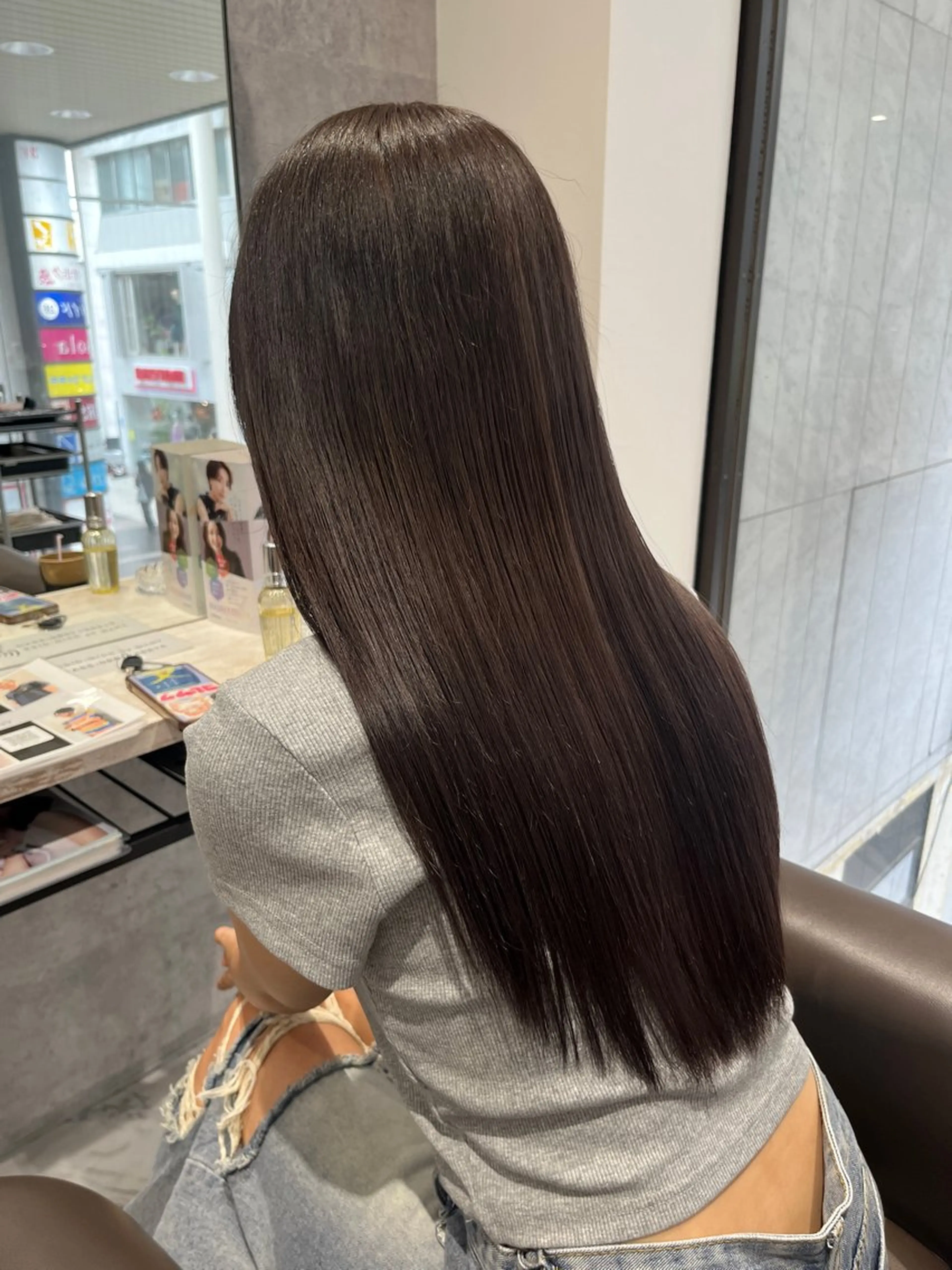 ロング カラー カット ヘアカラー Grow by NYNY 坂本 理輝のヘアスタイル