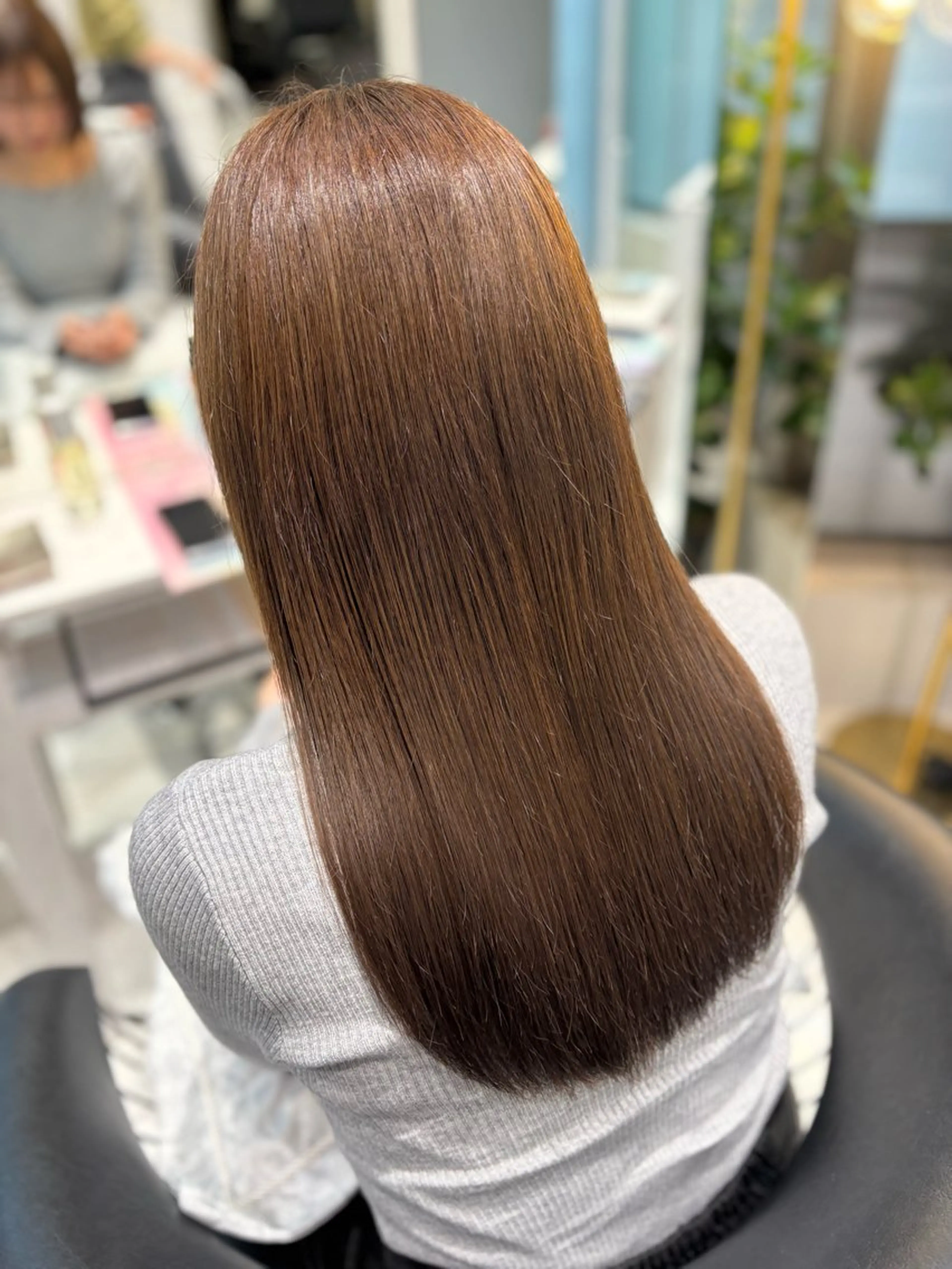 セミロング Rin/寒色系カラー 🦋/うる艶ヘア🫧のヘアスタイル