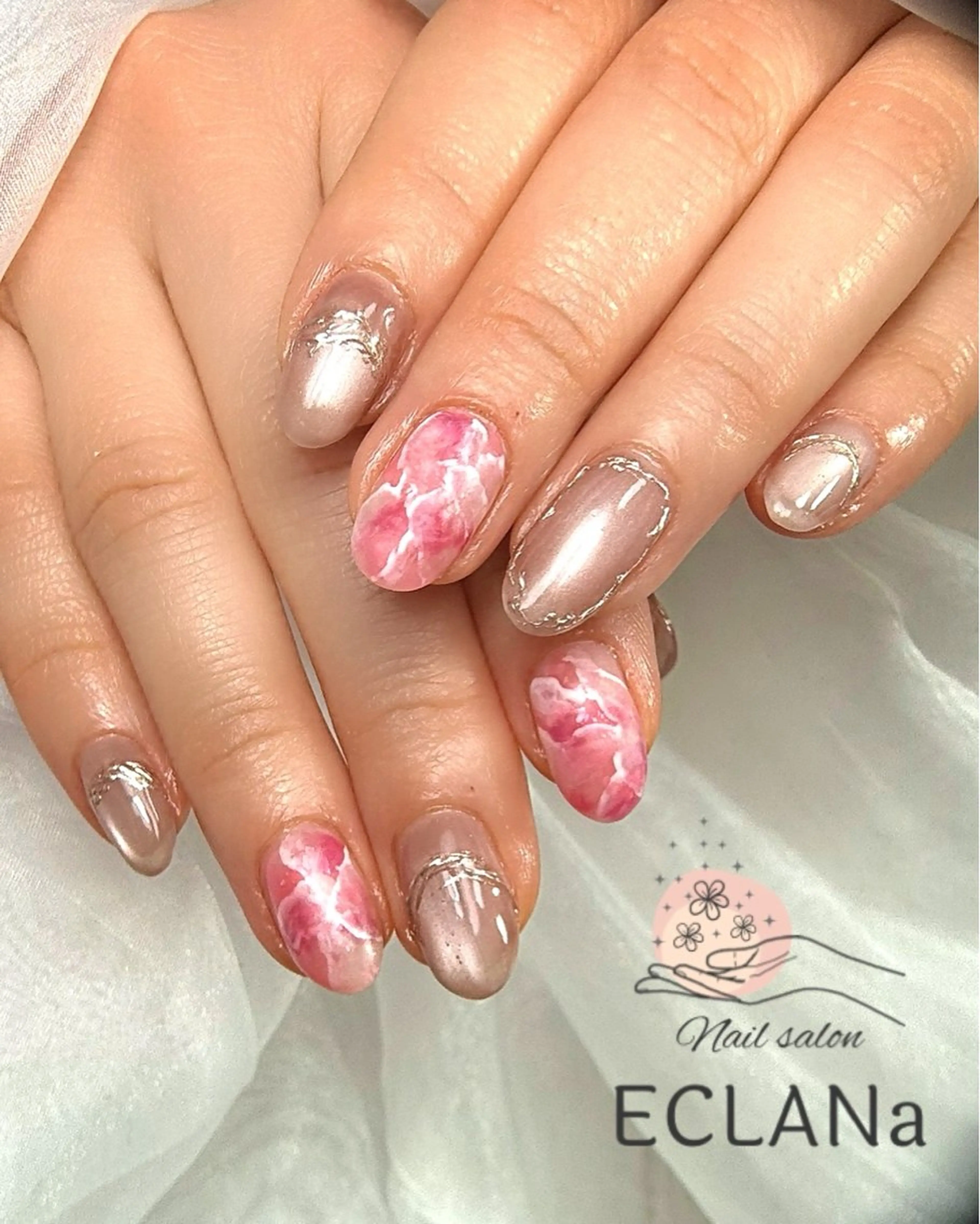 ネイル ハンドネイル Nail salon ECLANaのネイルデザイン