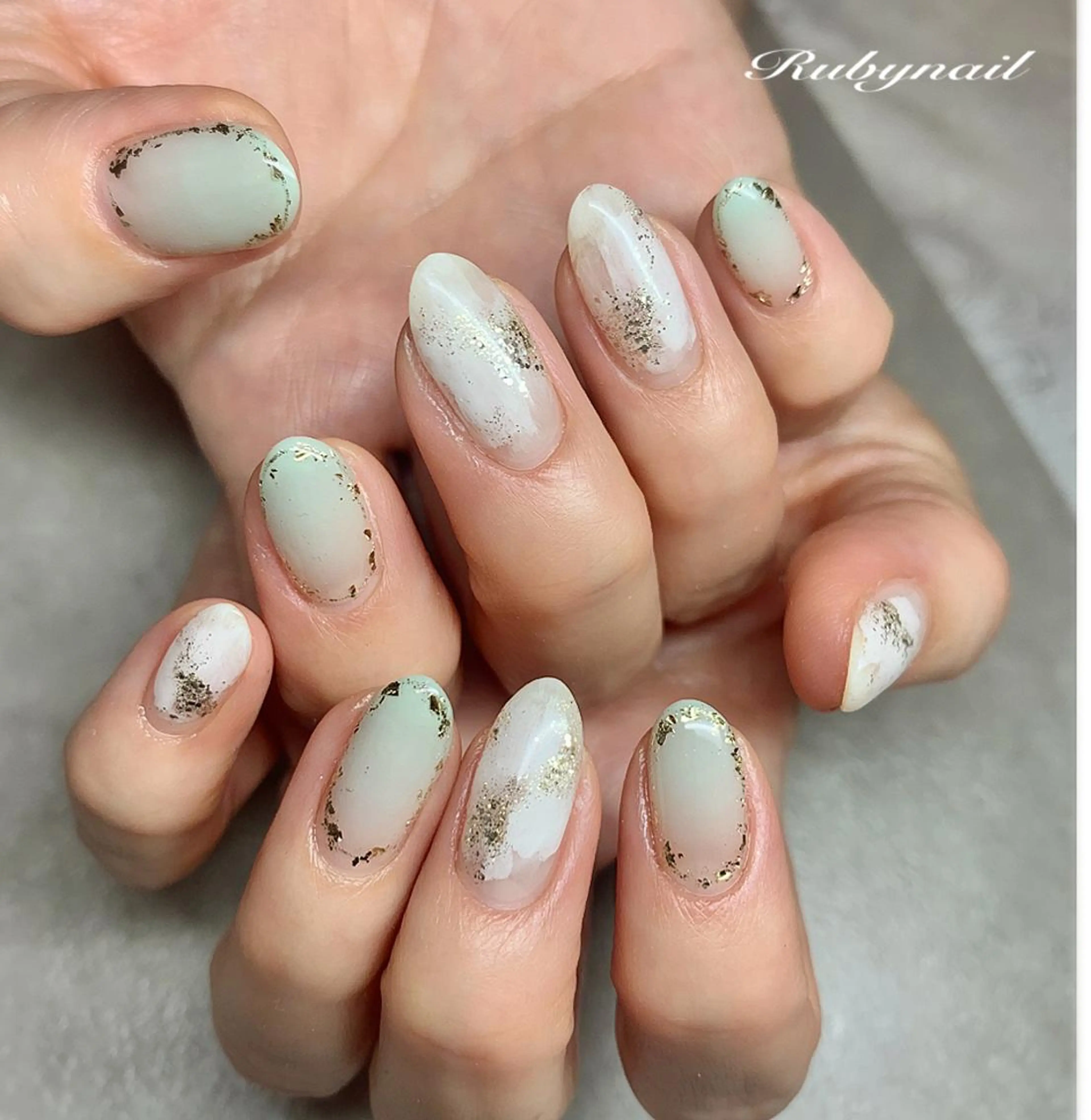 ネイル ニュアンスネイル プライベートサロン Rubynailのネイルデザイン