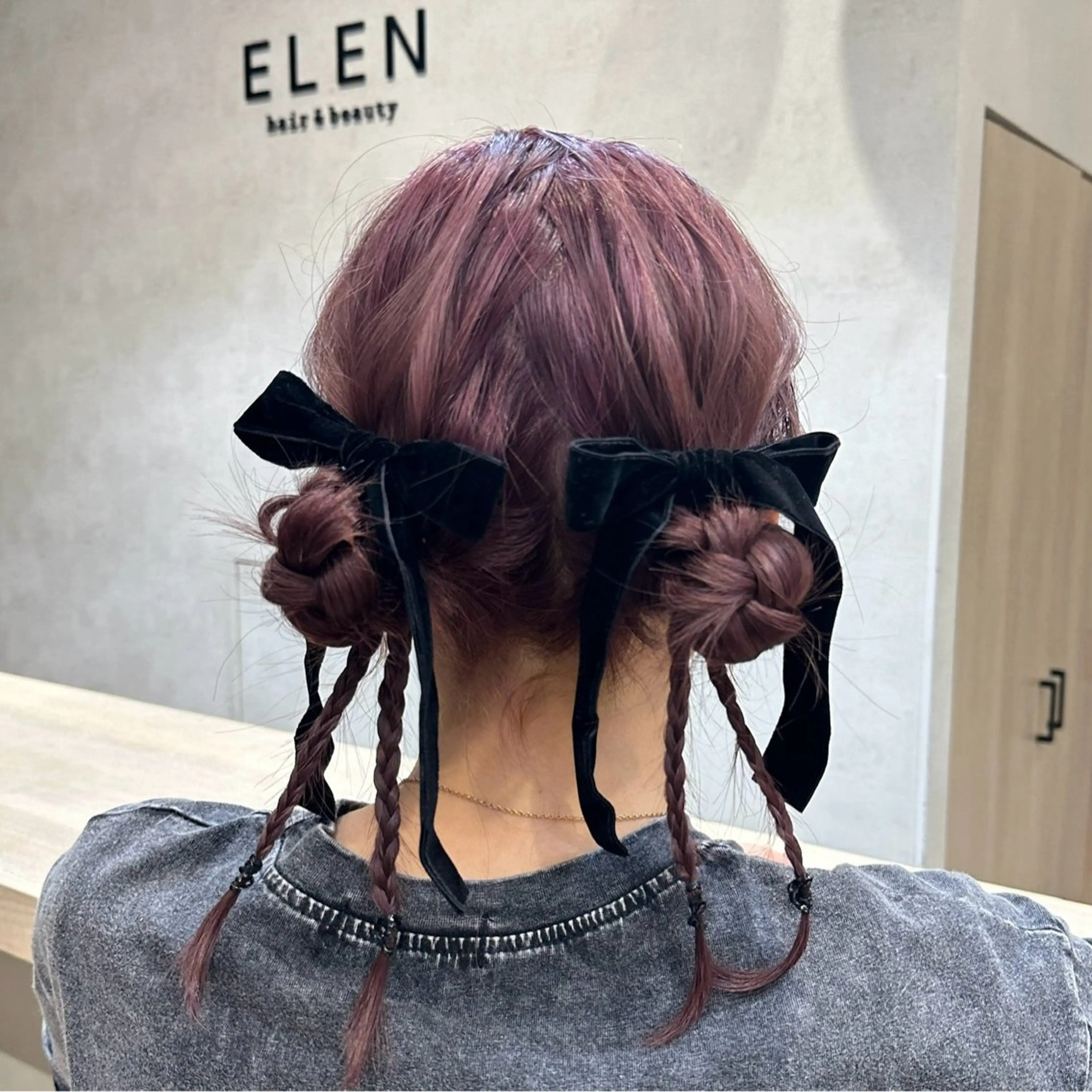 カラー ヘアアレンジ nanami ￤髪質改善￤レイヤーのヘアスタイル