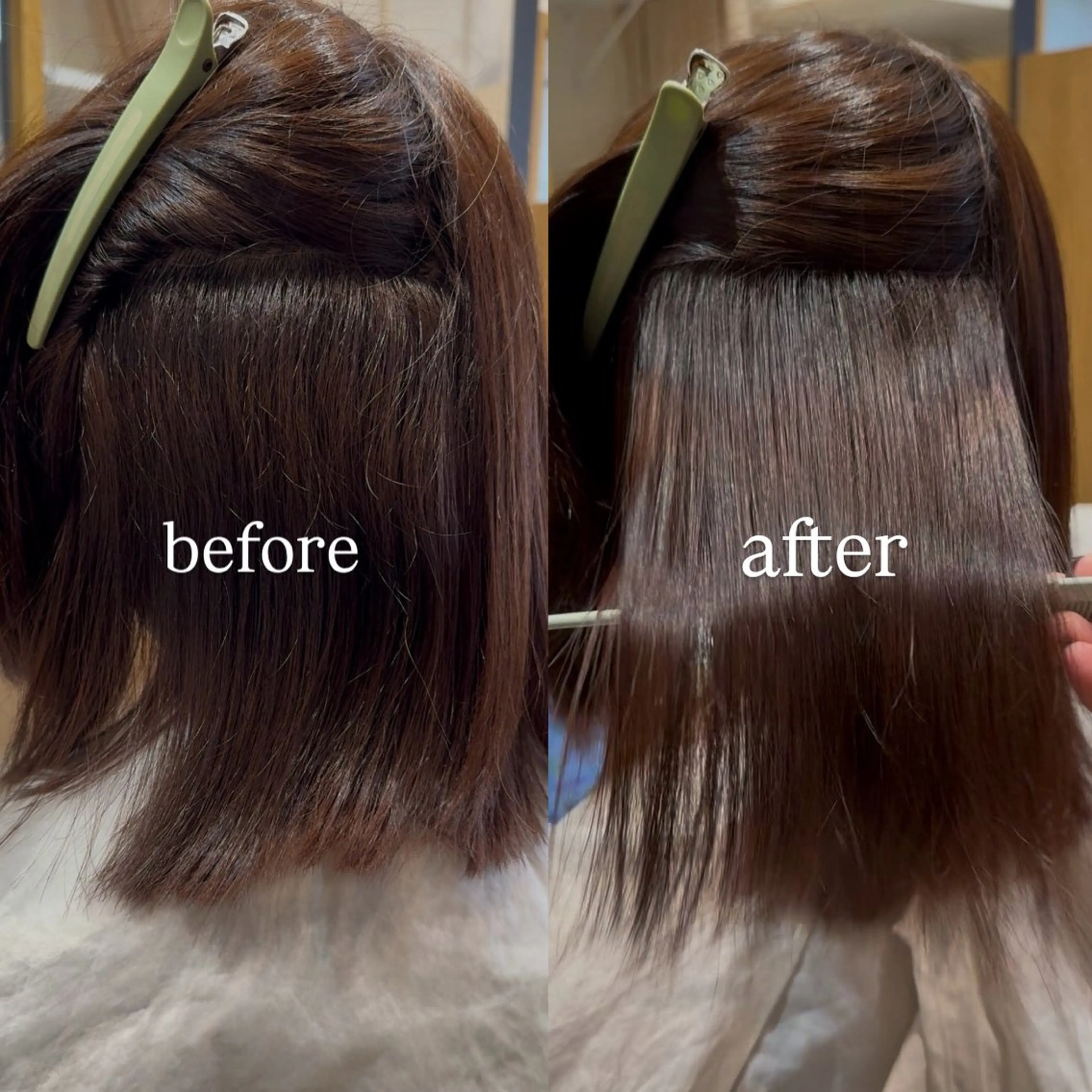 ミディアム カット 縮毛矯正 🌈ボブ/ショート/ 梅田美容室🌈もあのヘアスタイル