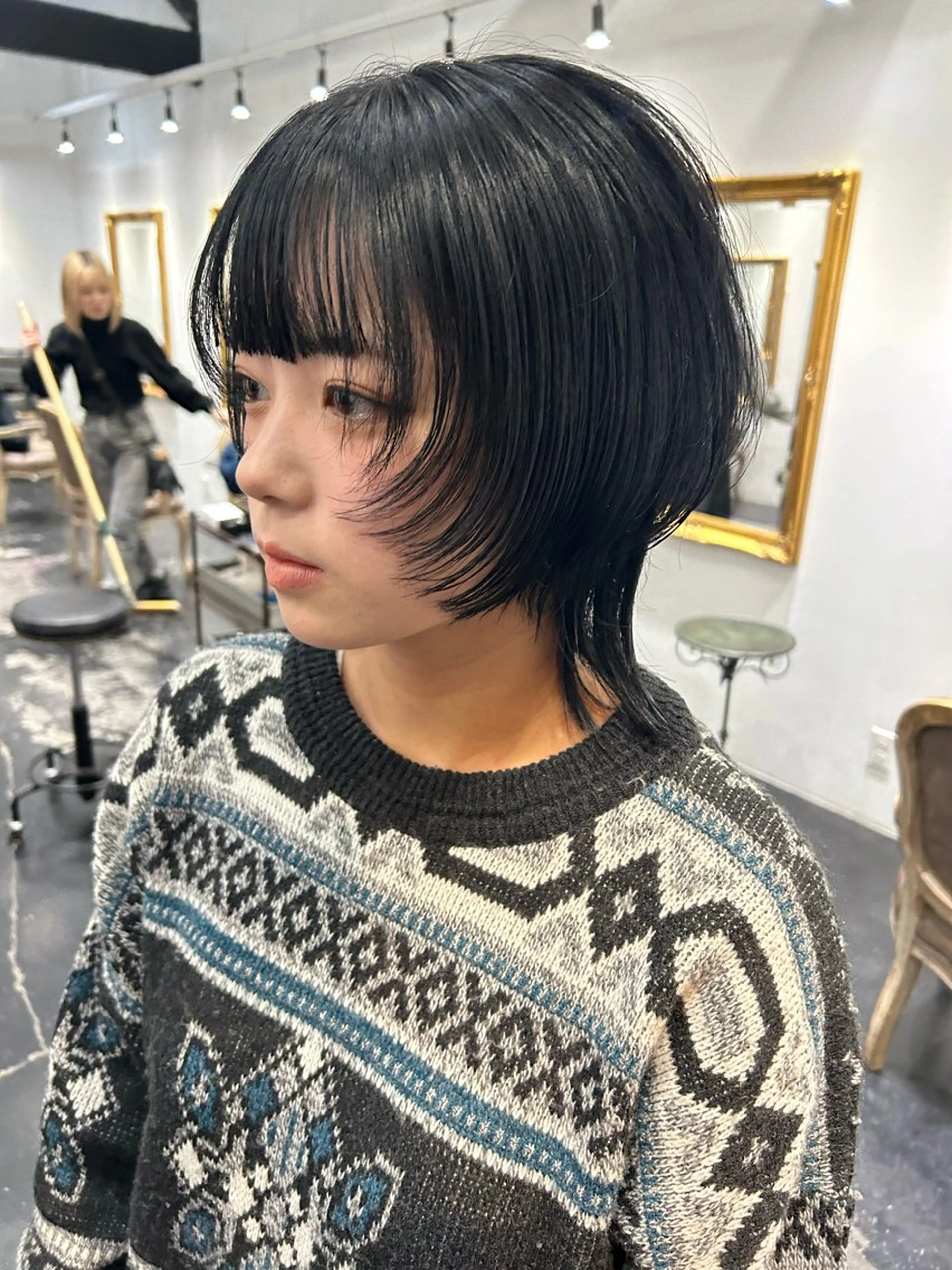 ミディアム NATSUKI😸 ‪✂︎‬南森町美容室のヘアスタイル