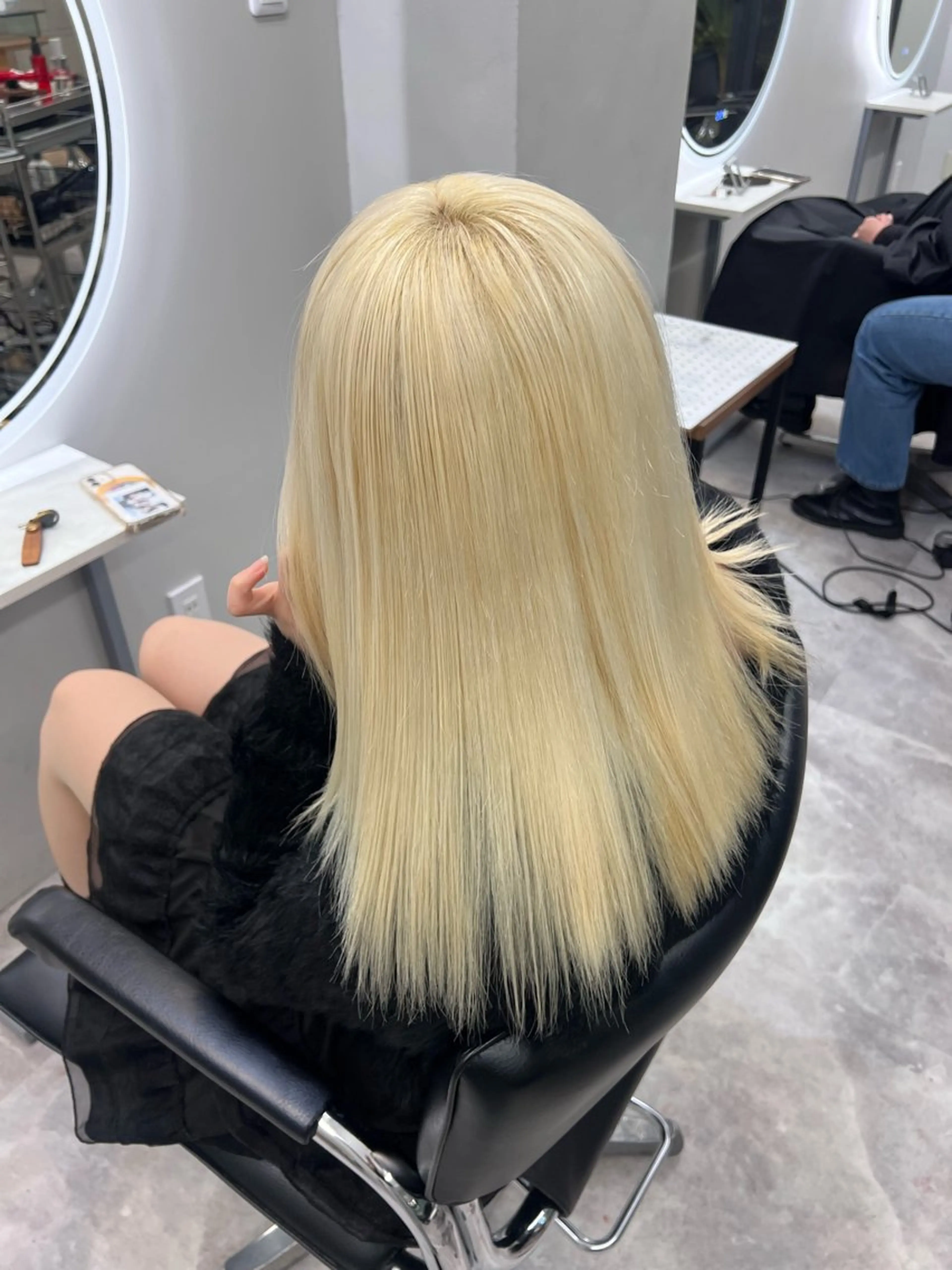 ミディアム カラー flamme 🫧yumiのヘアスタイル