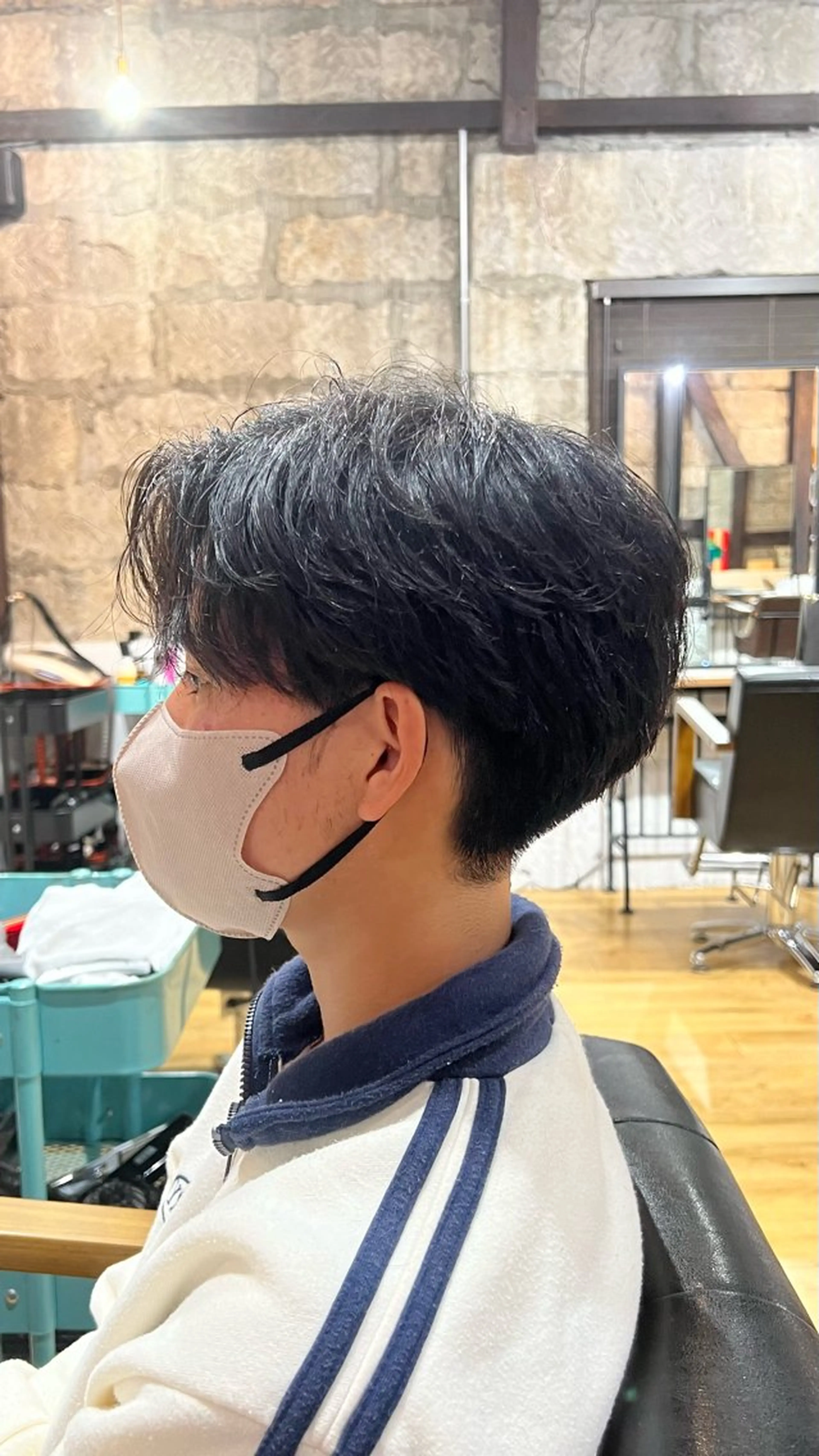 メンズ センターパート マッシュ Direct aoiのヘアスタイル