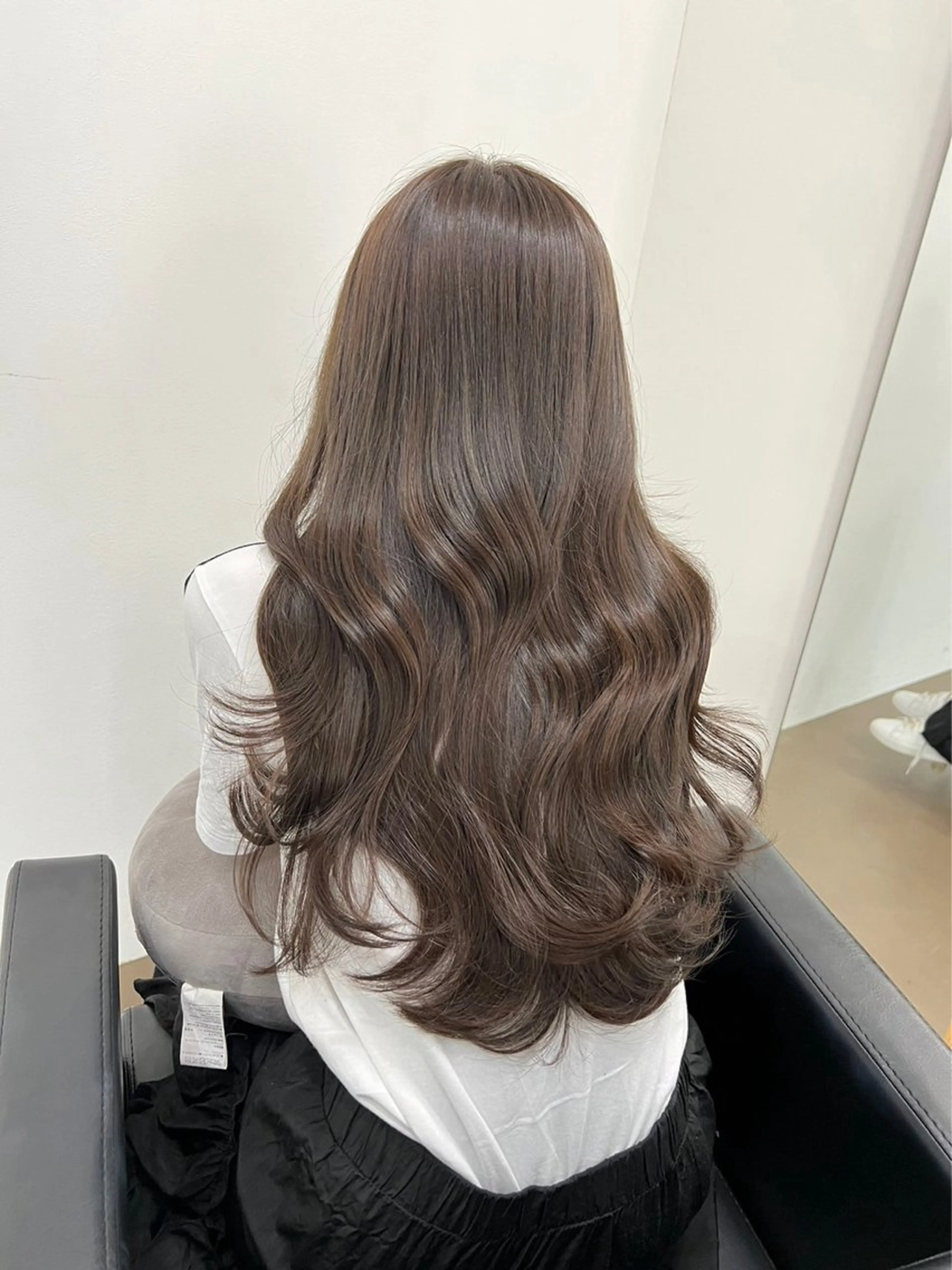 ロング カラー ブリーチ 透明感カラー ダブルカラー ブリーチなしカラー 神戸ボブ✂️ ioe三宮/田 伸佳のヘアスタイル