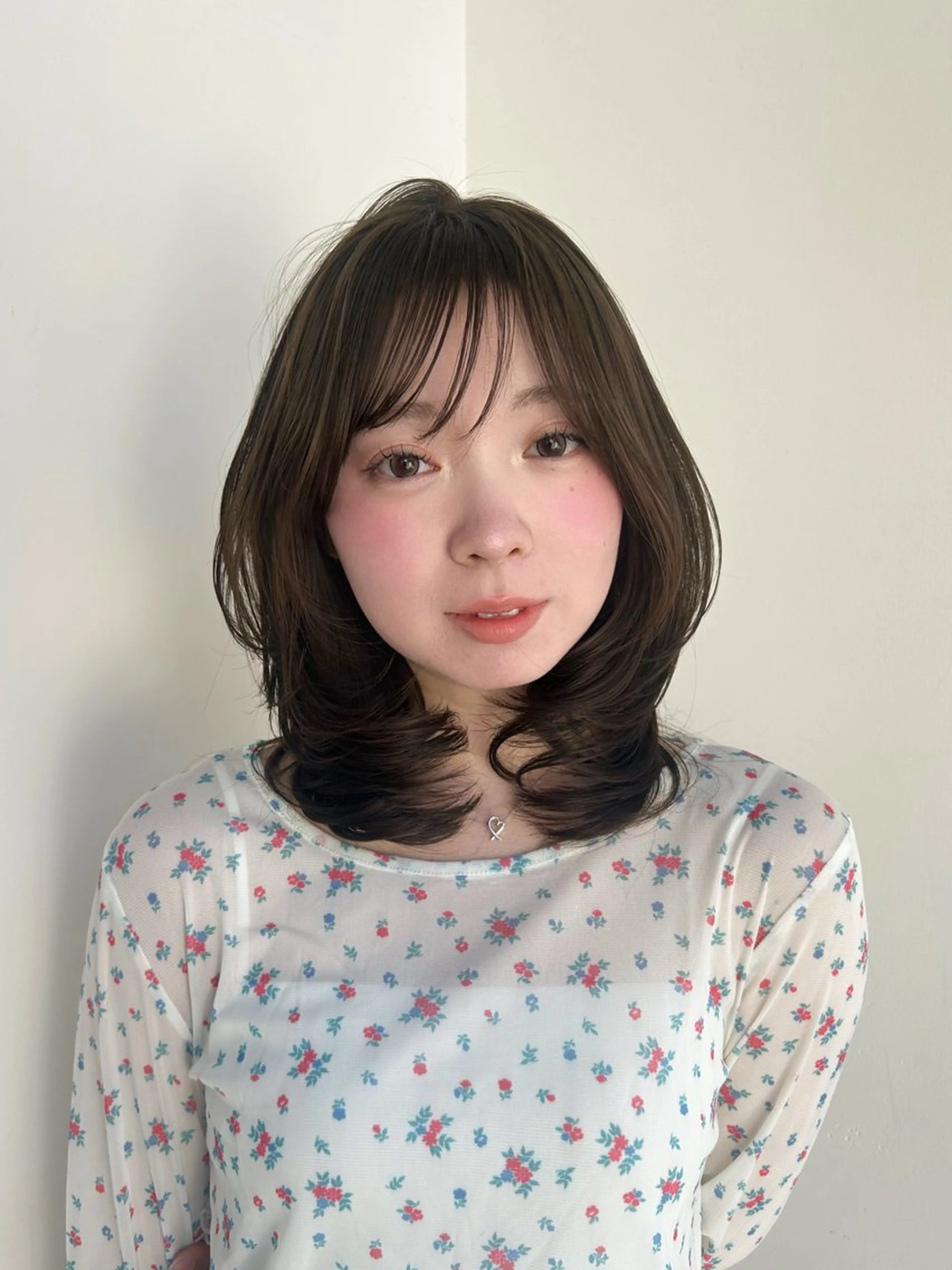 ミディアム カラー ヘアカラー トリートメント ナチュラル🕰️銀座 /Ruko🌱のヘアスタイル