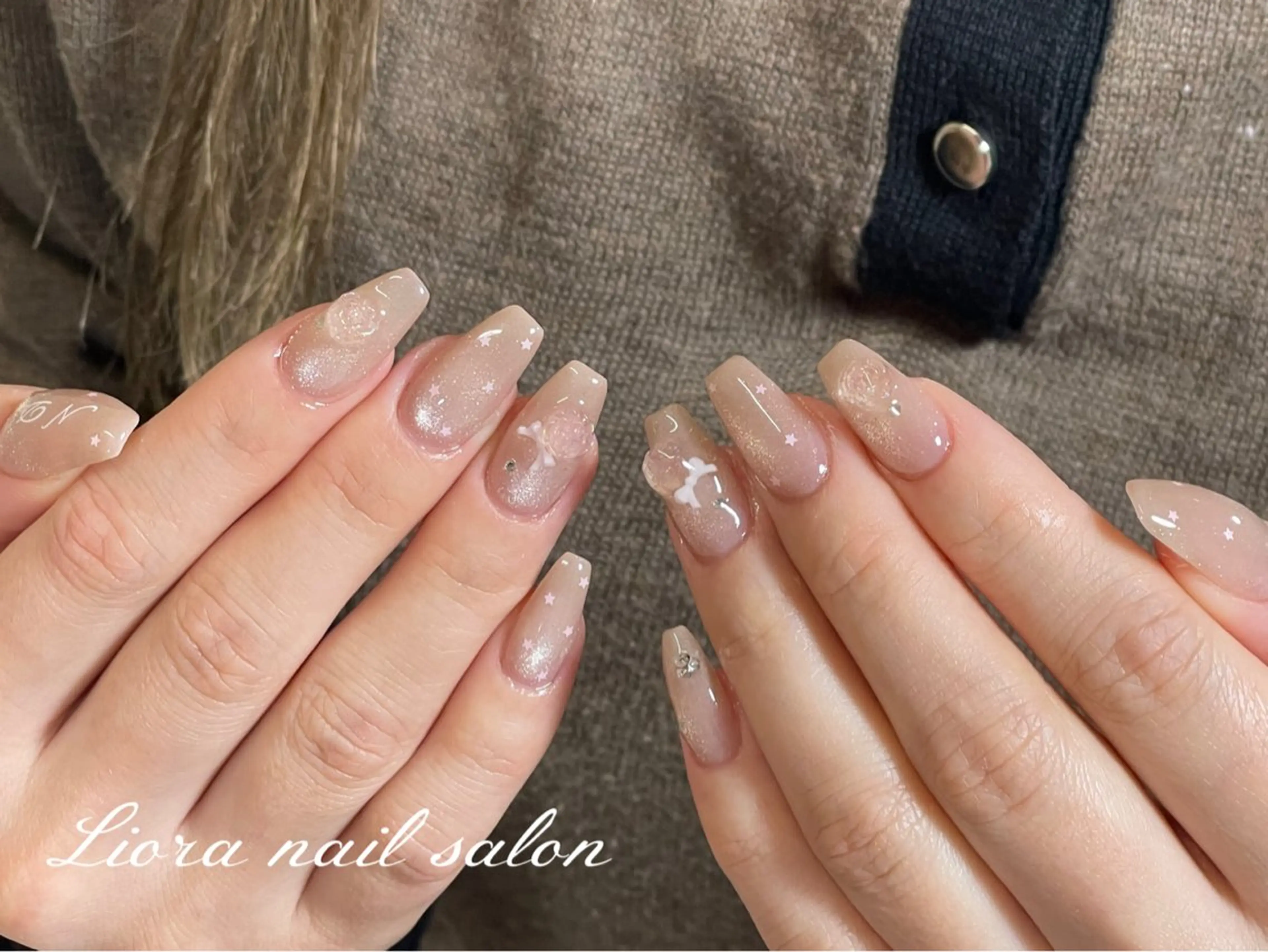 ネイル チークネイル フットネイル フレンチネイル ジェルネイル ガーリー ハンドネイル Liora nail スカルプ専門店のネイルデザイン