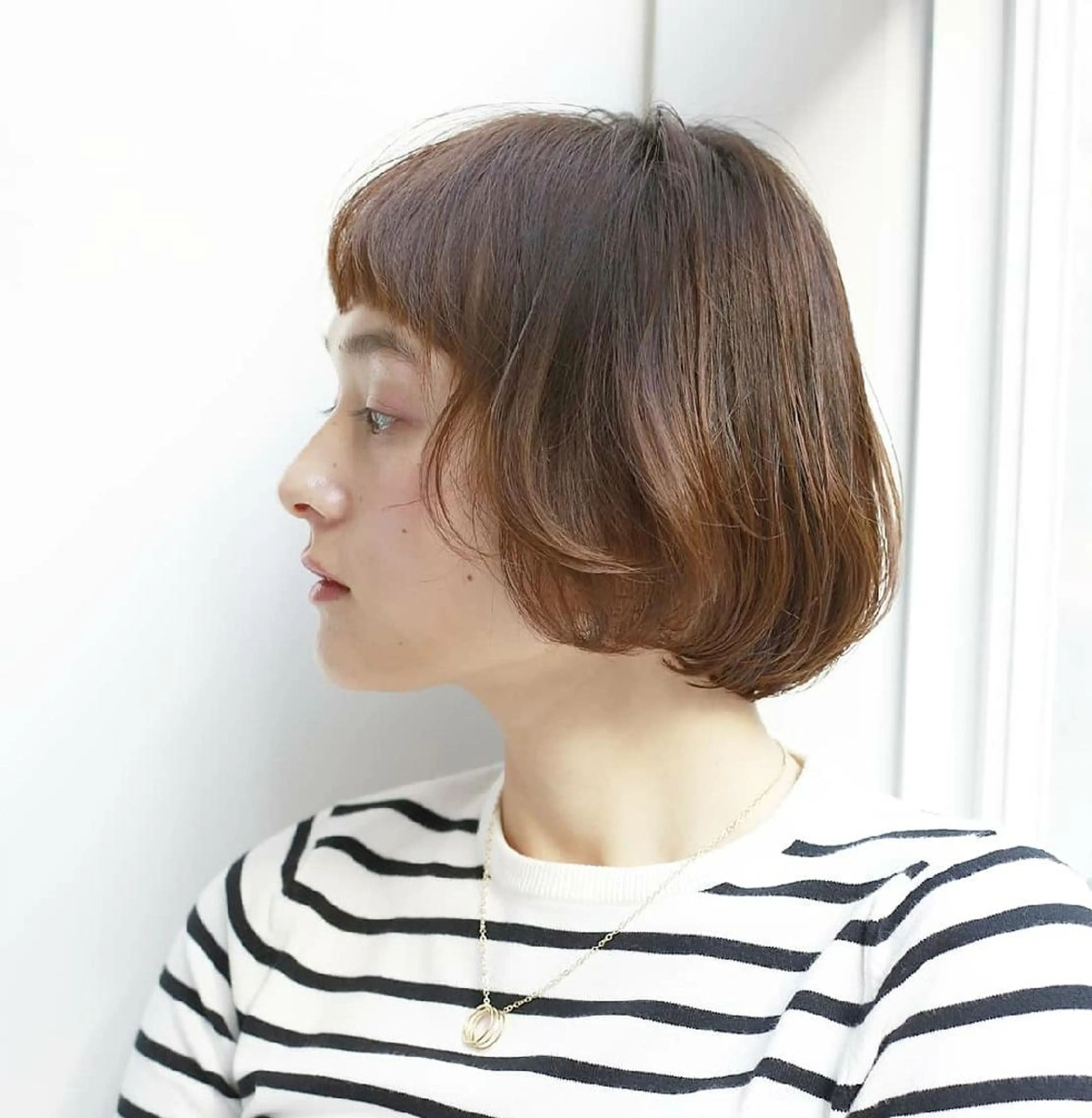 ショート ホリウチ ユキエのヘアスタイル