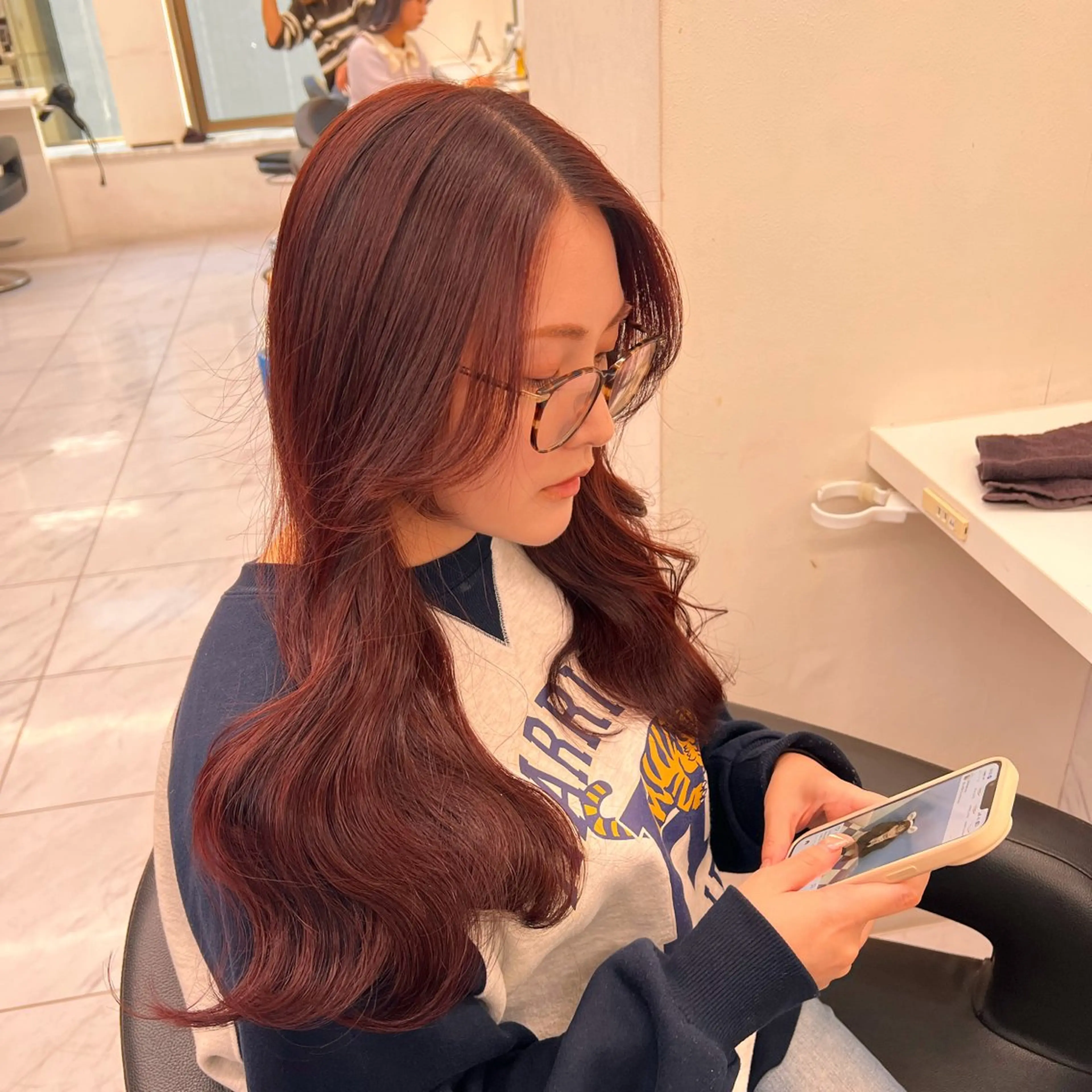 ロング カラー 💖札幌カラー 指名No.1💖玲奈のヘアスタイル