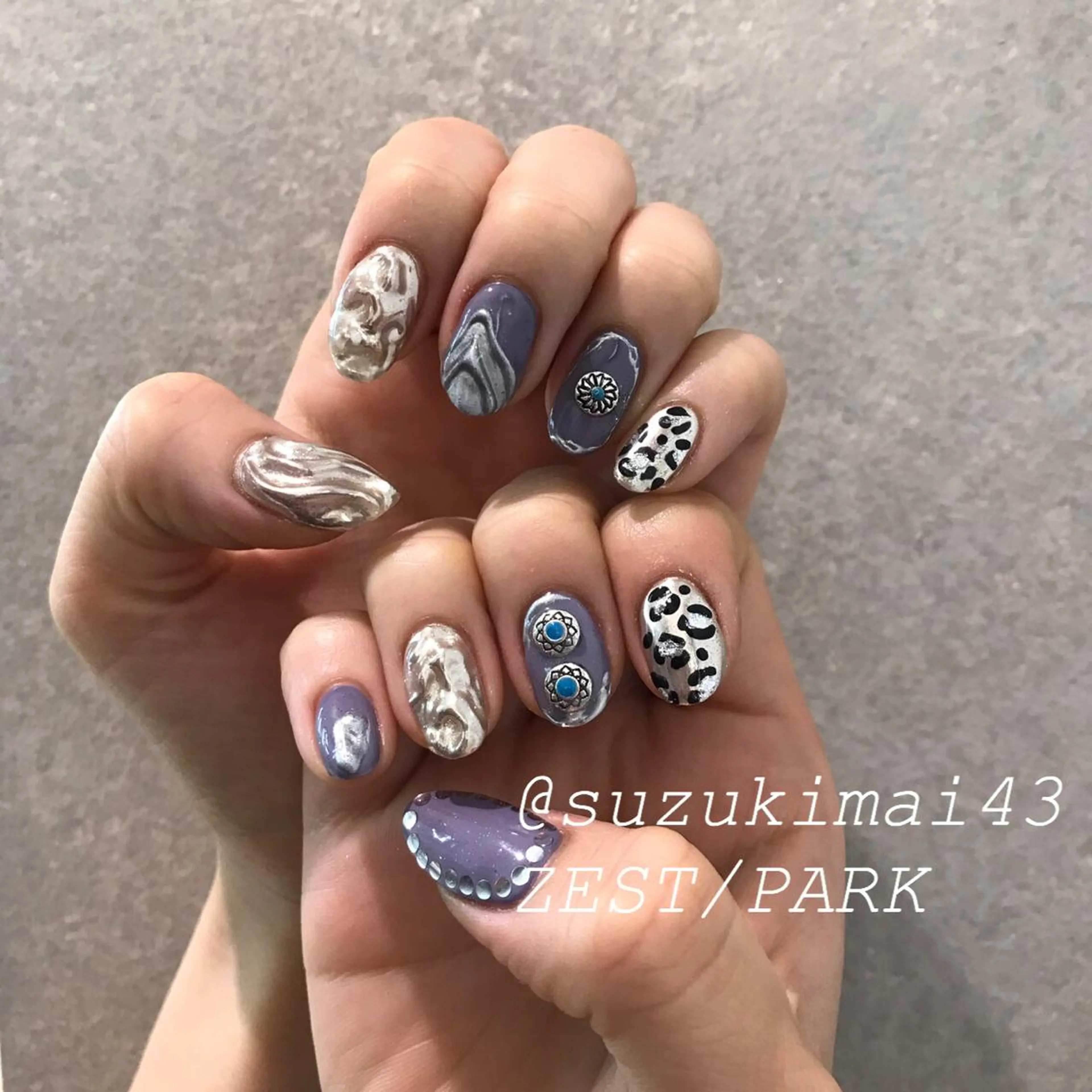ネイル 【似合わせ提案】鈴木 舞のネイルデザイン