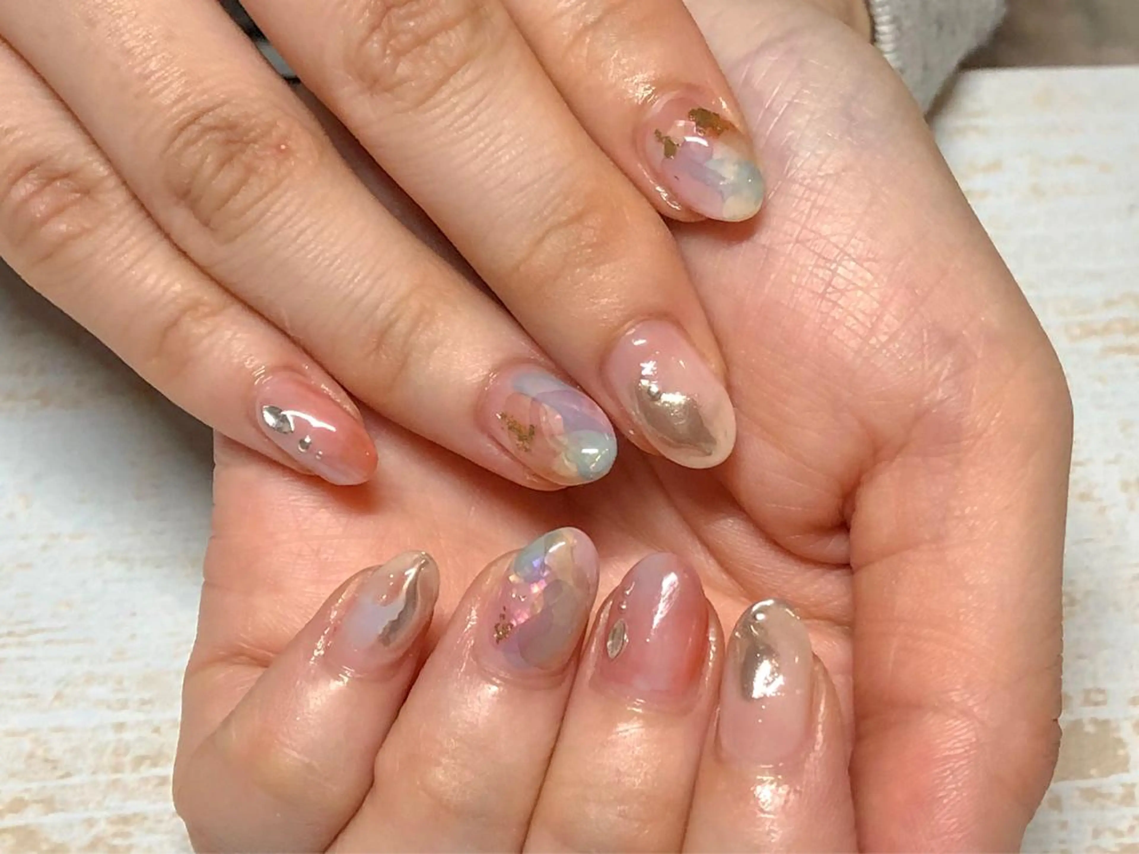 ネイル 𖡼 yumenoのネイルデザイン