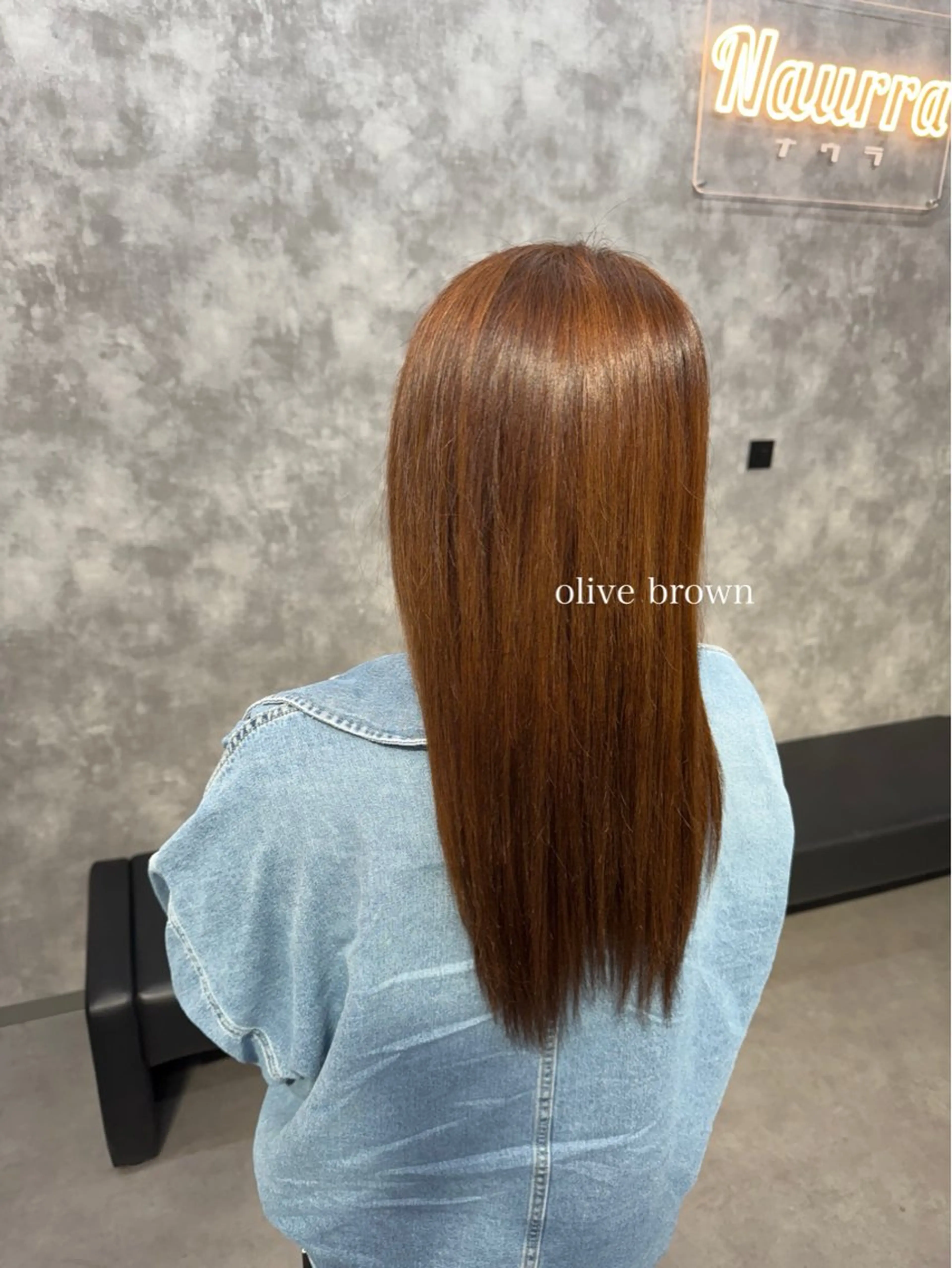 ロング カラー オーガニックカラー Amaris はらだのヘアスタイル