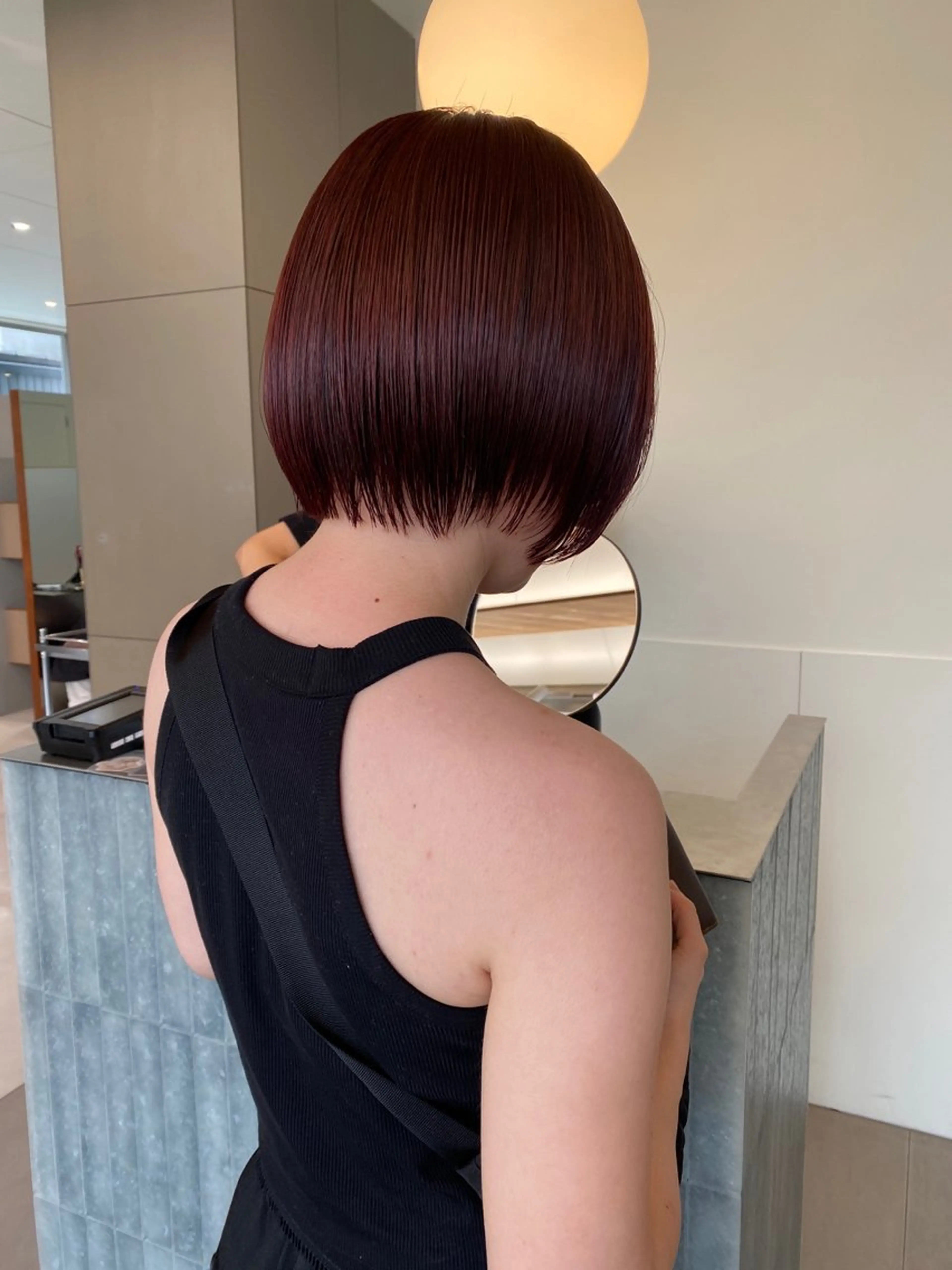 ショート カラー ベージュカラー 透明感カラー ダブルカラー イルミナカラー ヘアカラー 高発色ブリーチ/ ハイレイヤー🪽aiのヘアスタイル