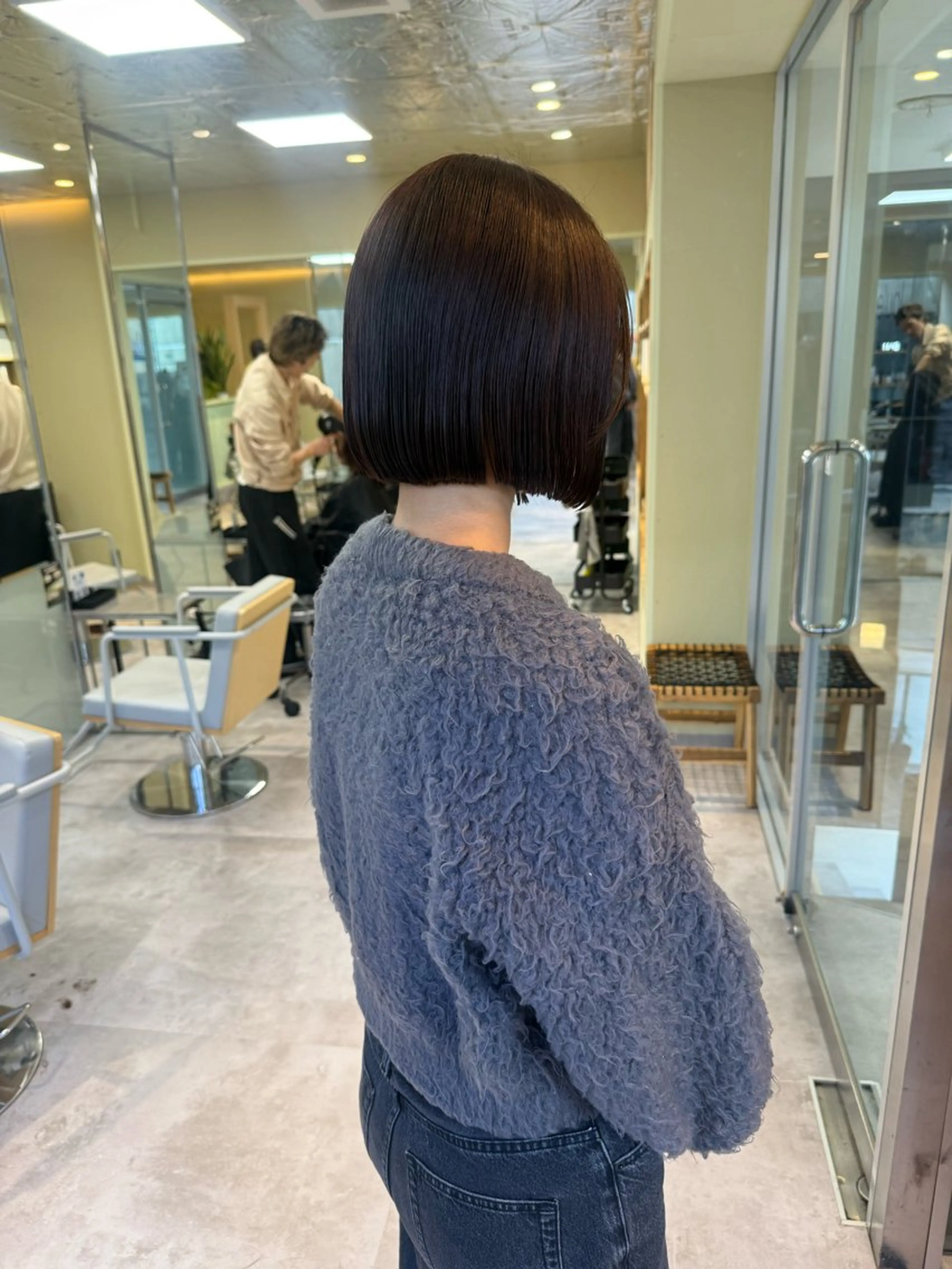 ショート カラー カット ヘアカラー トリートメント 伶風/ボブ/ ハッシュカットのヘアスタイル