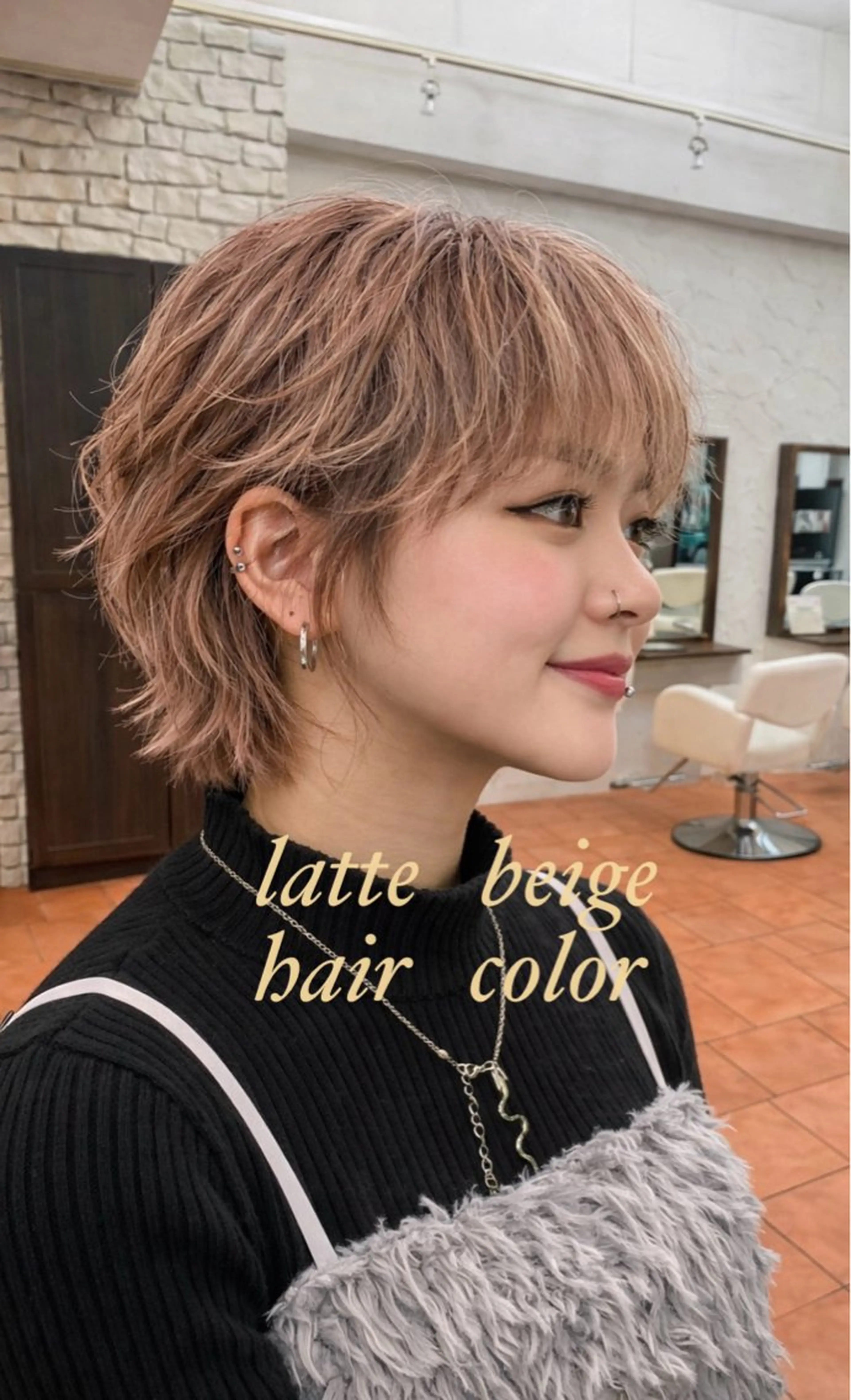 ショート カラー カット ヘアカラー トリートメント M.SLASH 辻 孝志のヘアスタイル