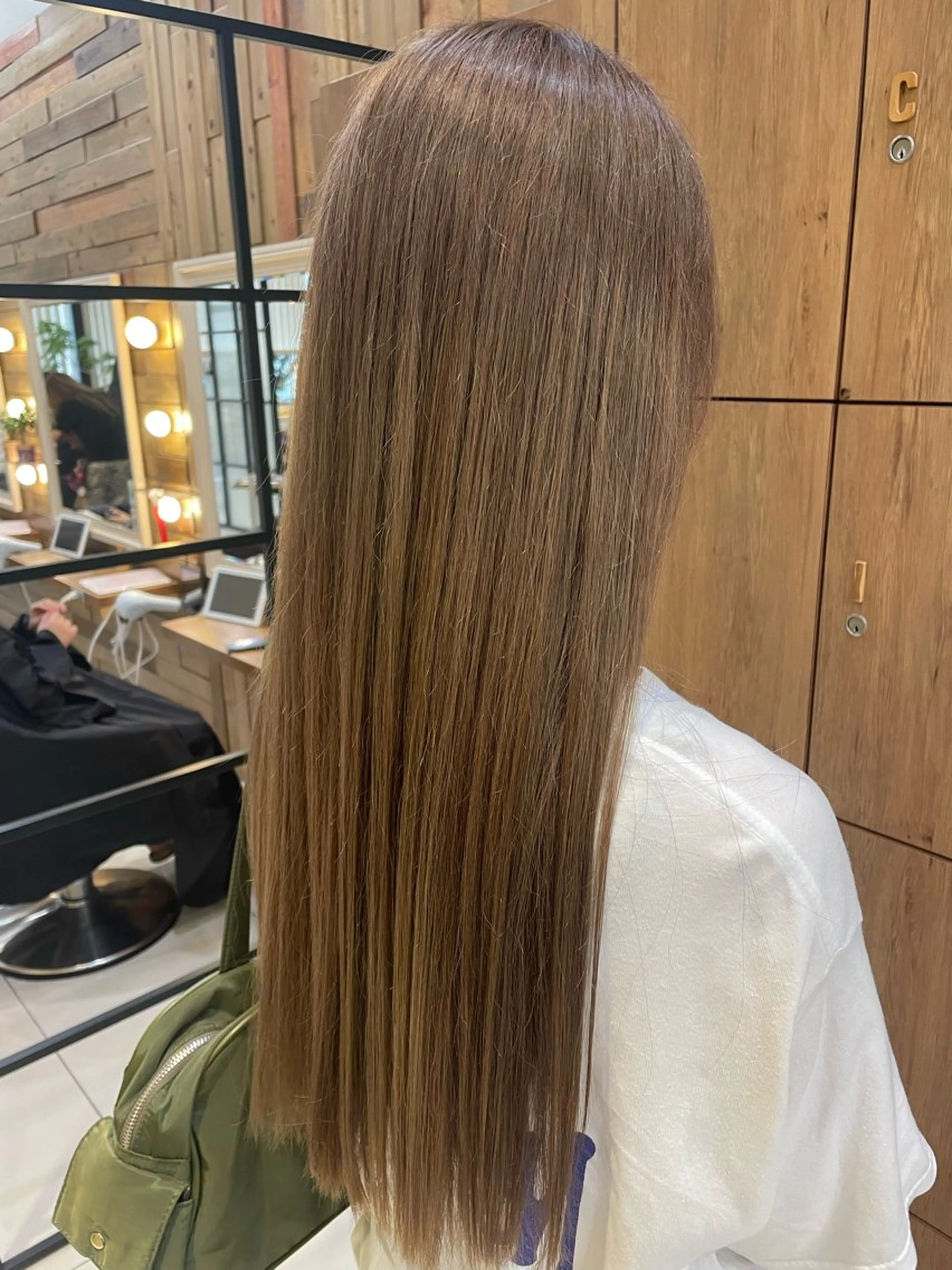 ロング ちぐさ/暖色/ ワンカラー🤍のヘアスタイル