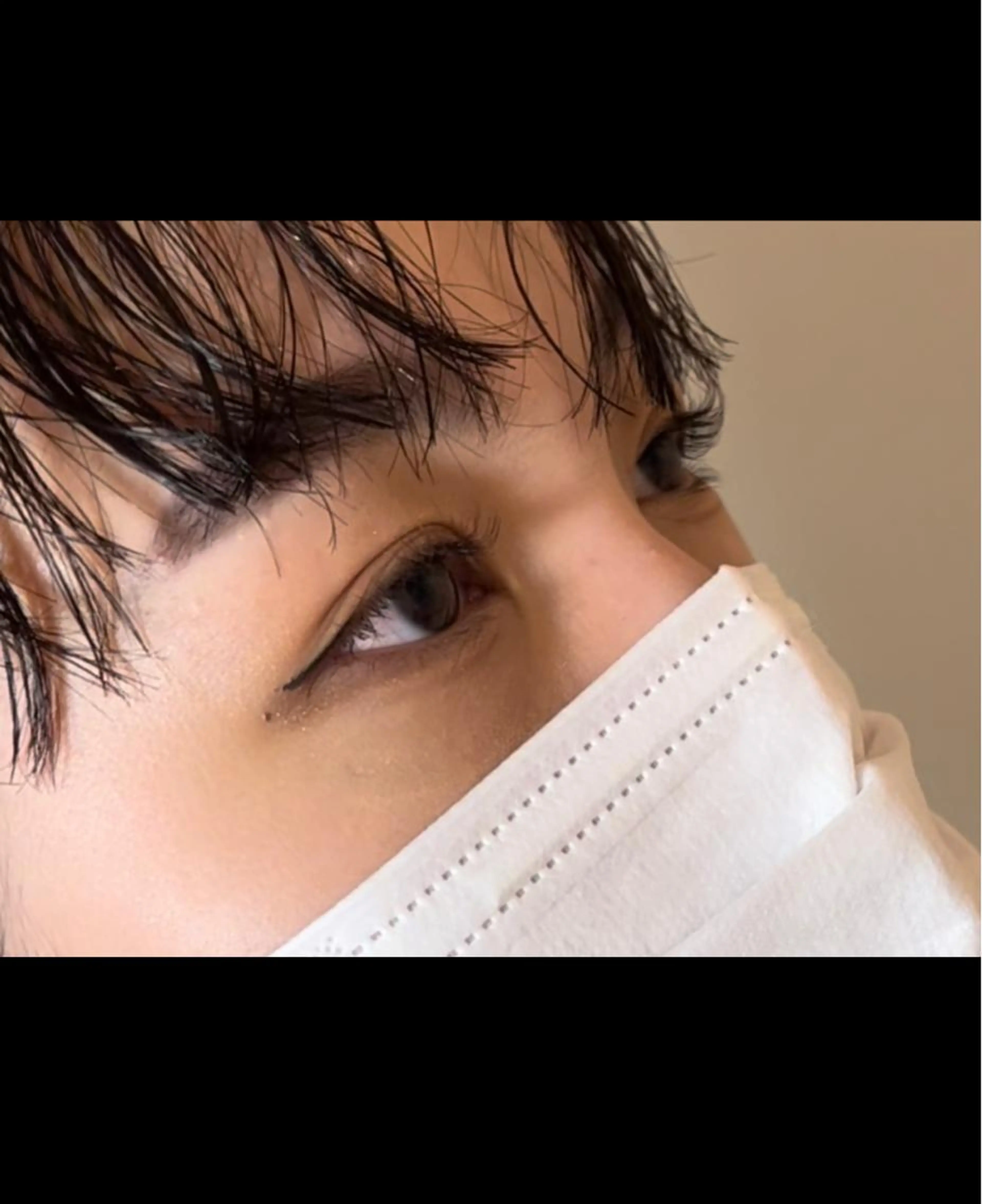 【ニュアンスカラーエクステ】フラットラッシュ ​〜​80本の写真