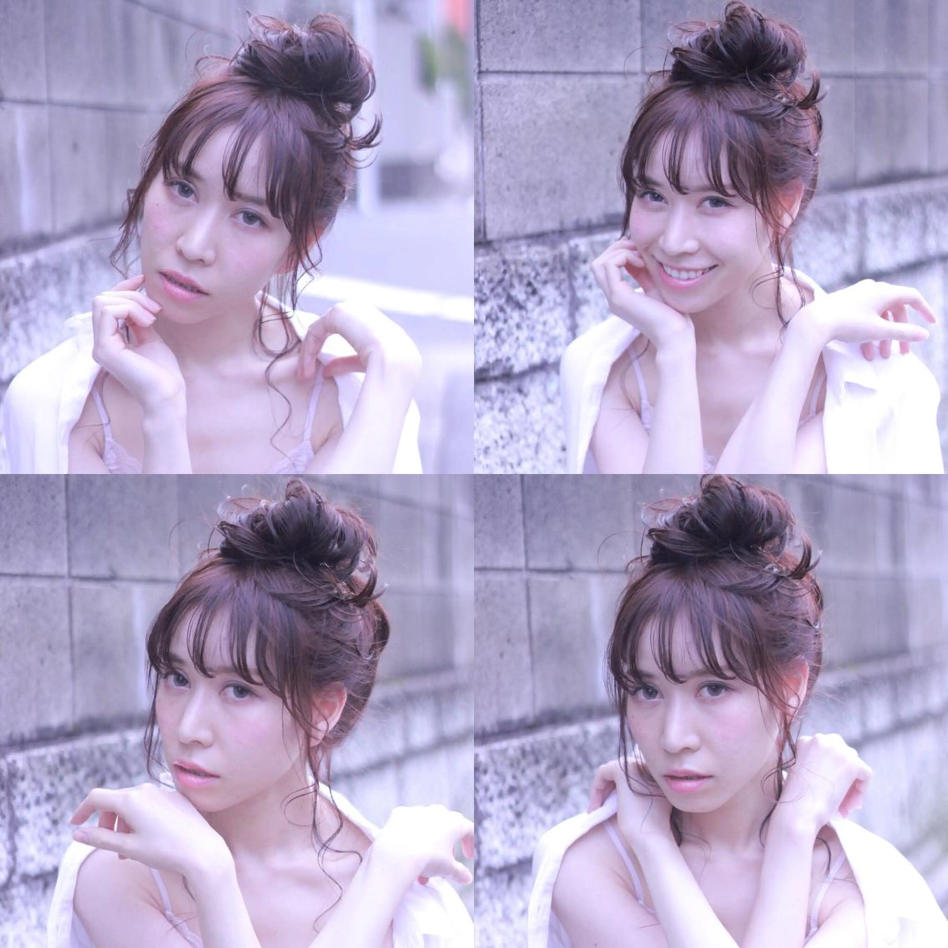 セミロング カラー ヘアアレンジ 及川 光のヘアスタイル