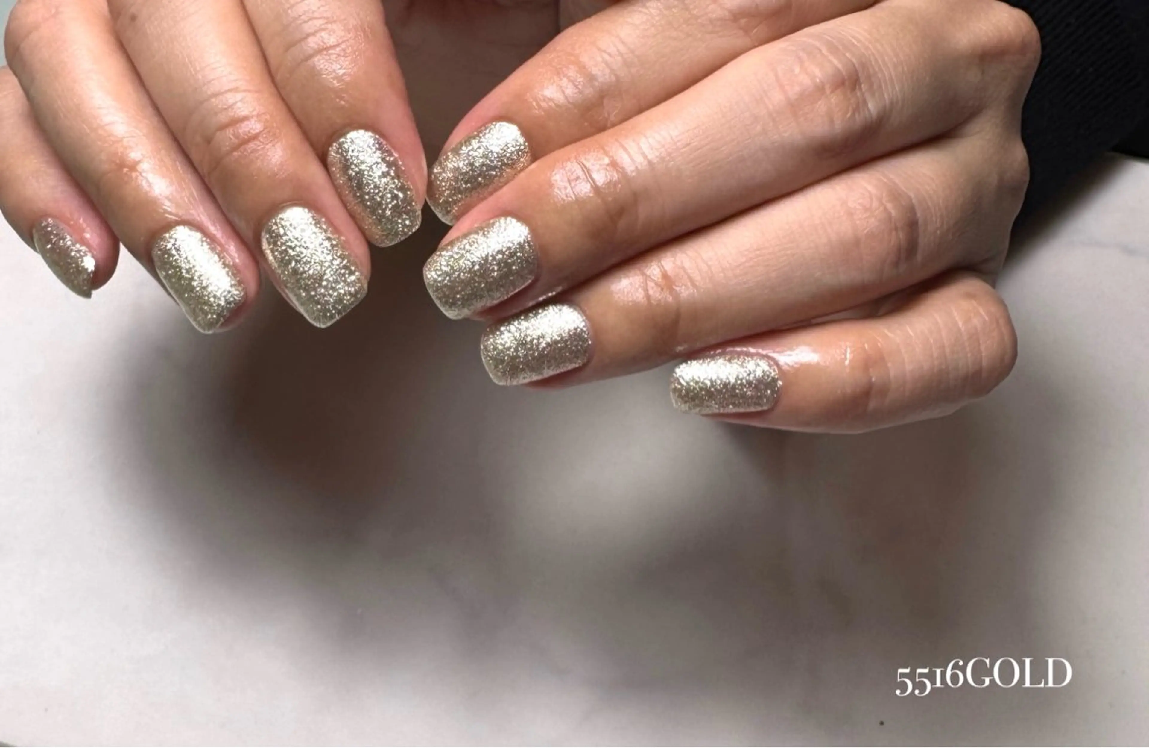 ネイル ラメ(グリッター) ワンカラーネイル 💎5516 MACHIKOのネイルデザイン