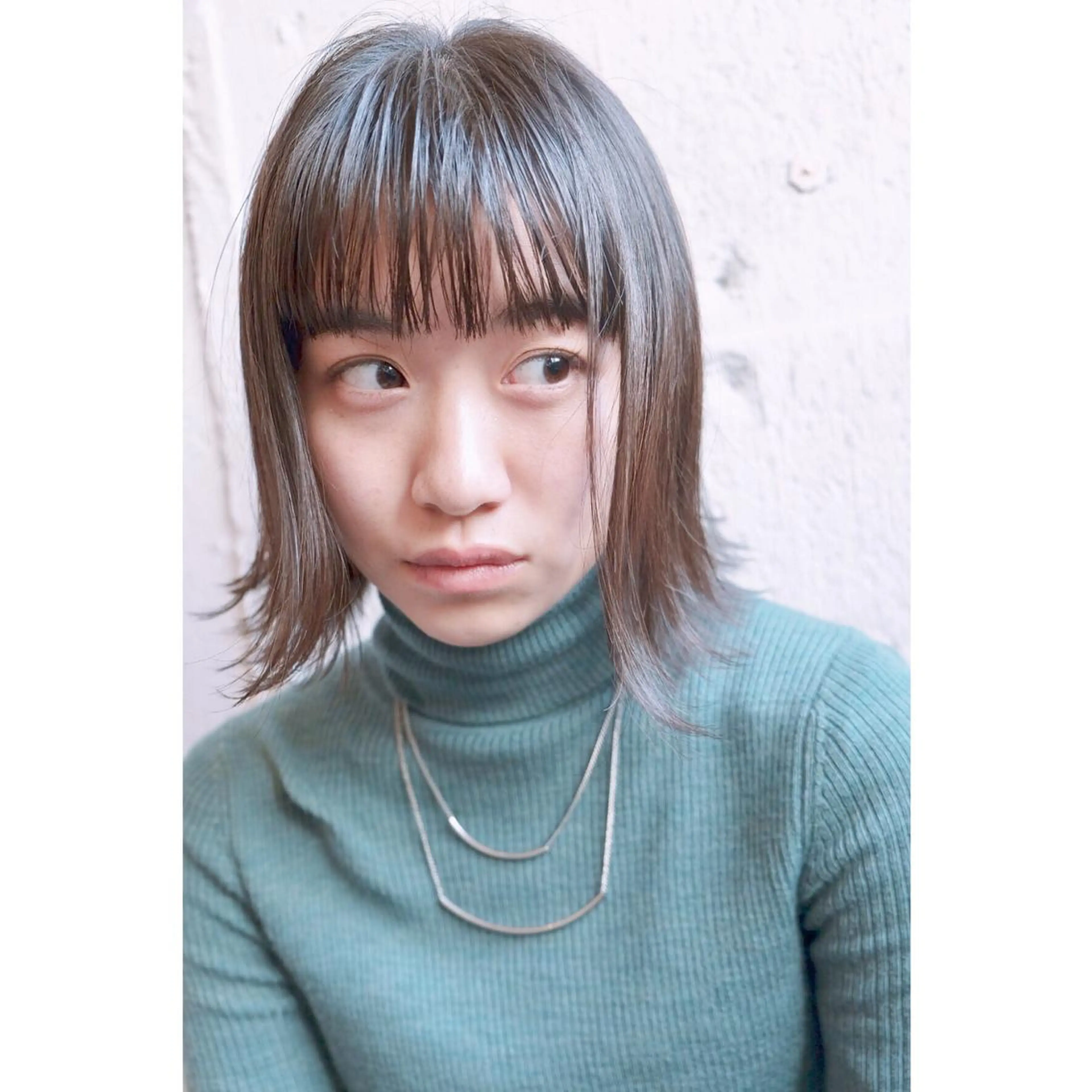 ミディアム カラー イルミナカラー トリートメント シノザキ/薬院/ボブ /ショート/髪質改善のヘアスタイル