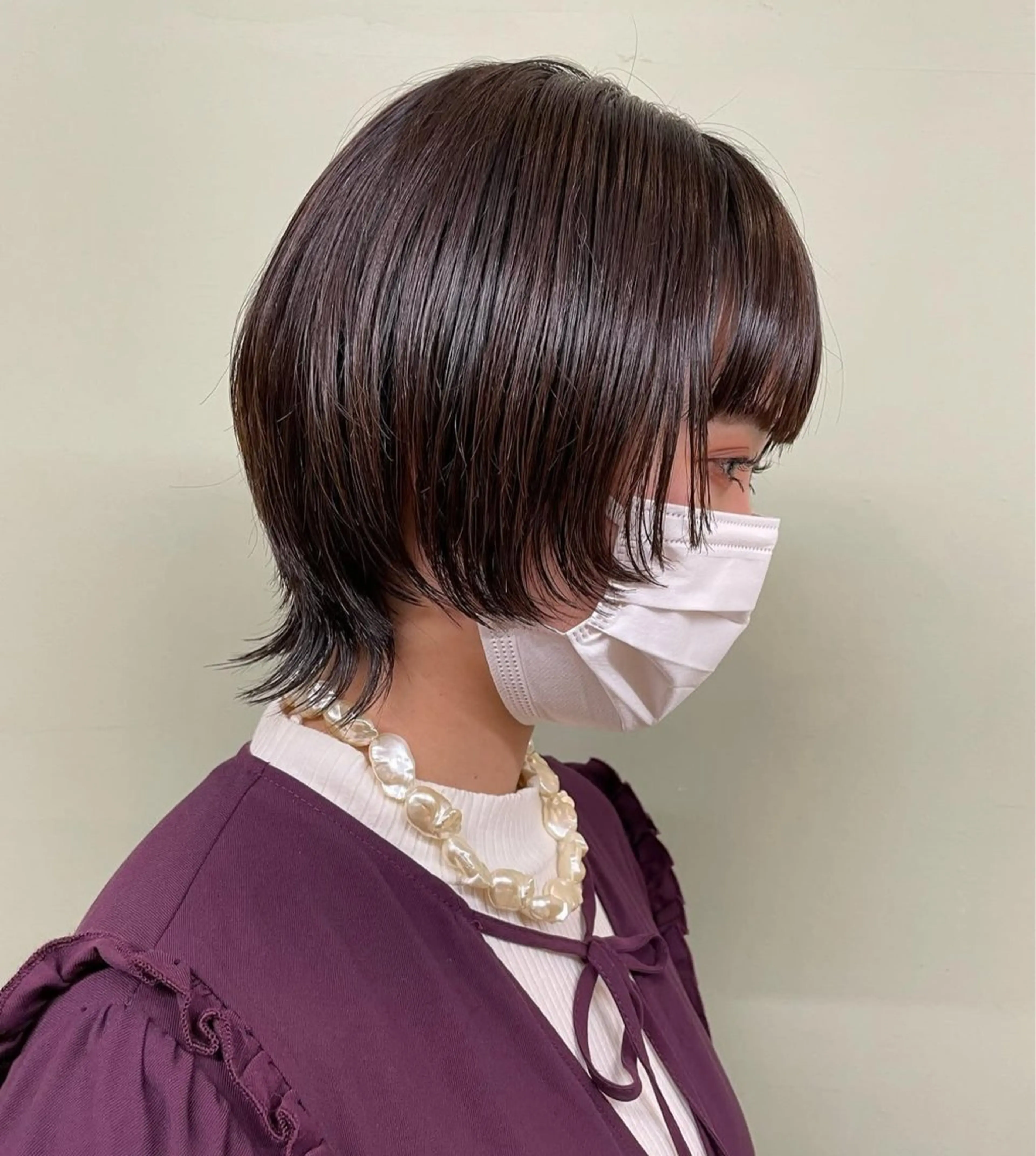 ショート ショートヘア ウルフカット 井上 三沙希のヘアスタイル