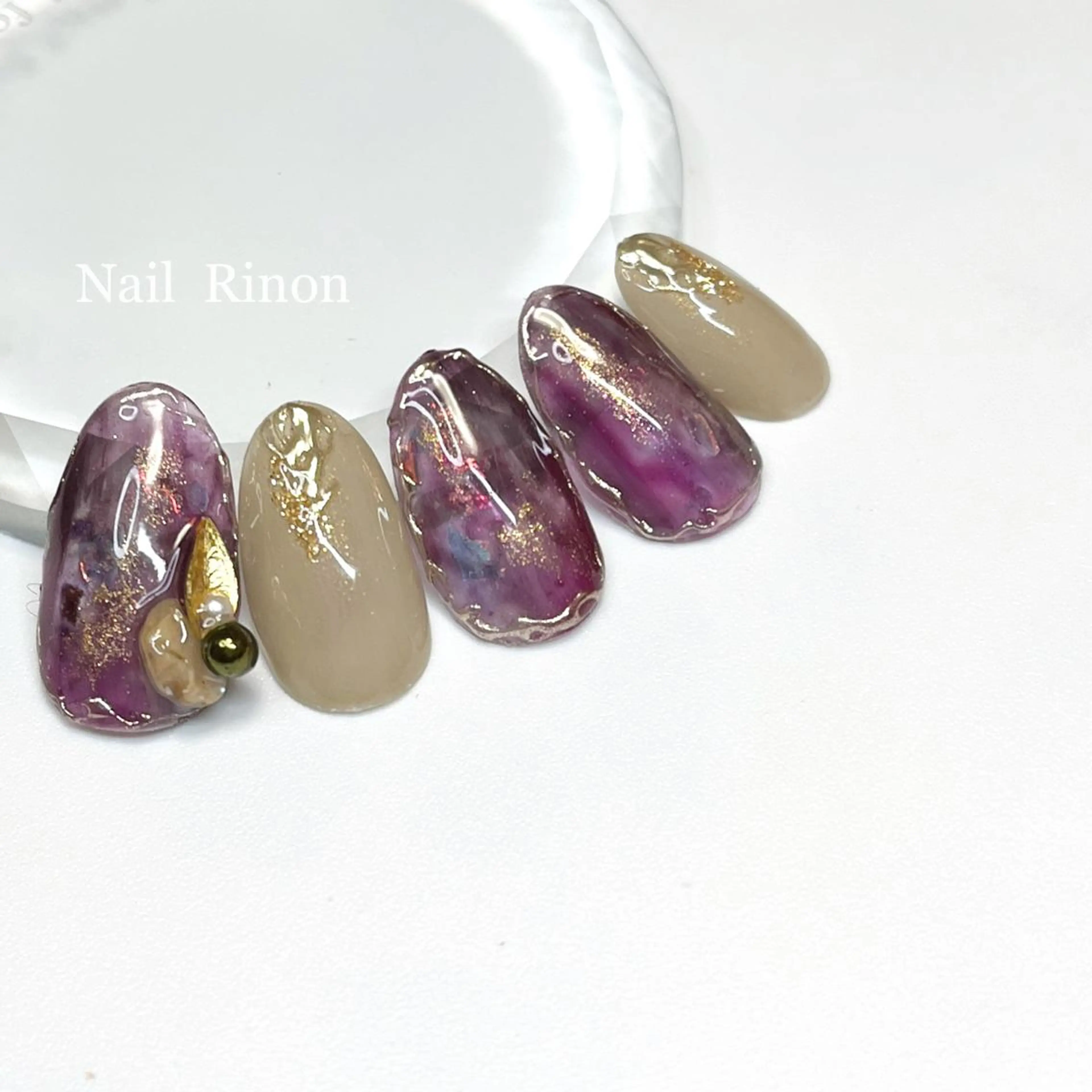 ネイル ニュアンスネイル ハンドネイル Nail Rinonのネイルデザイン