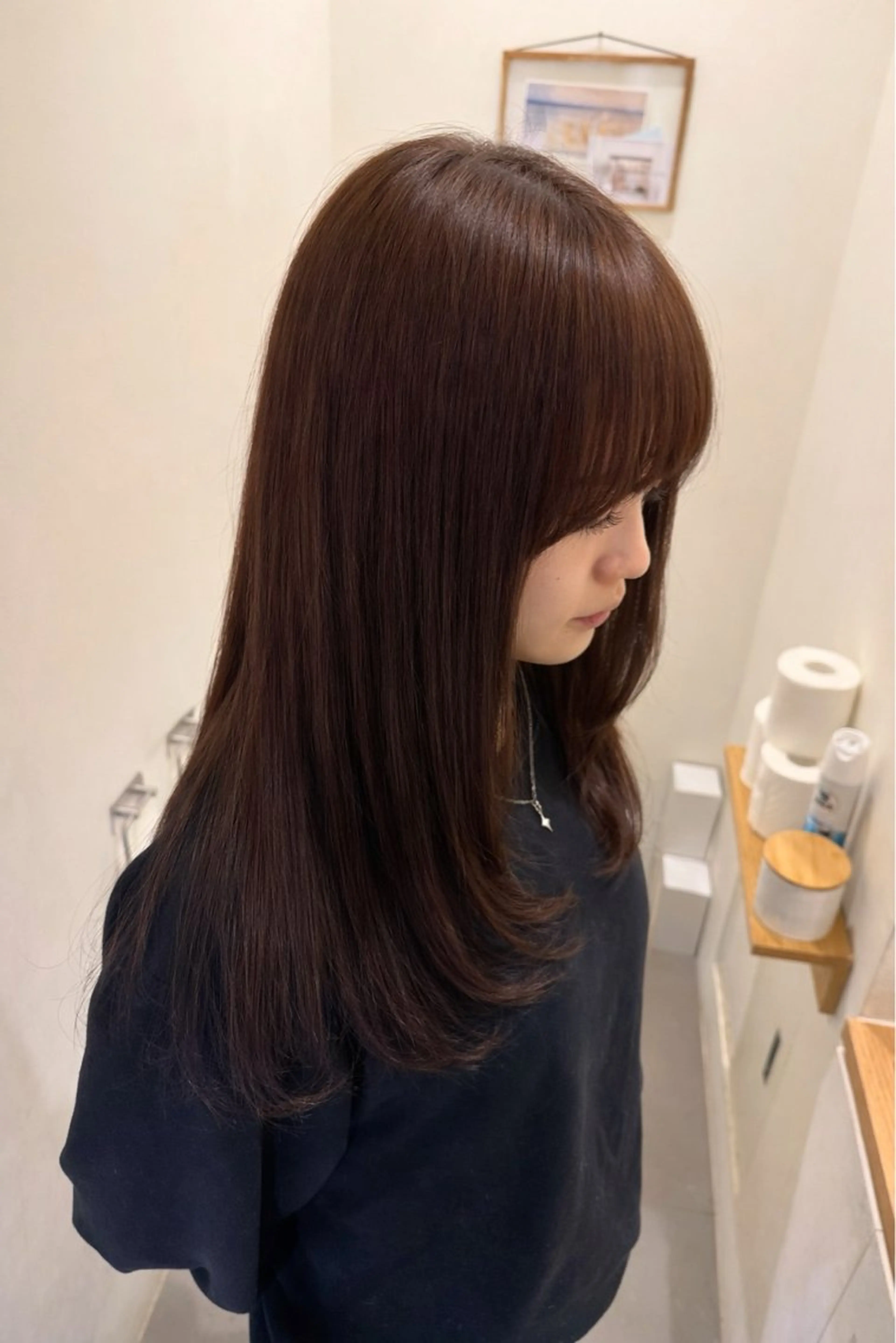 カラー ヘアカラー 辻岡 悠稀のヘアスタイル