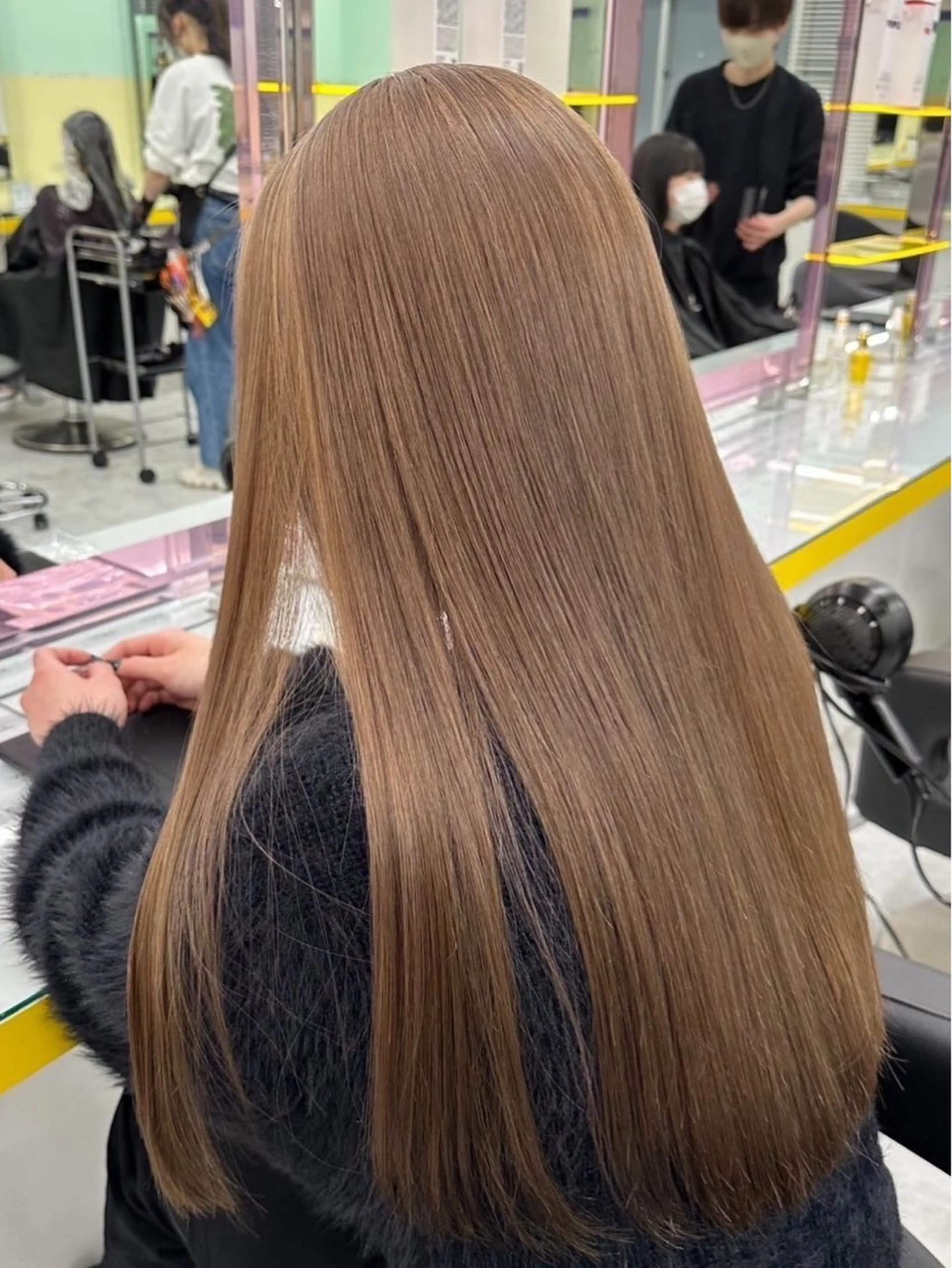 ロング カラー 韓国ヘア/透明感 カラー🎀RUNAのヘアスタイル