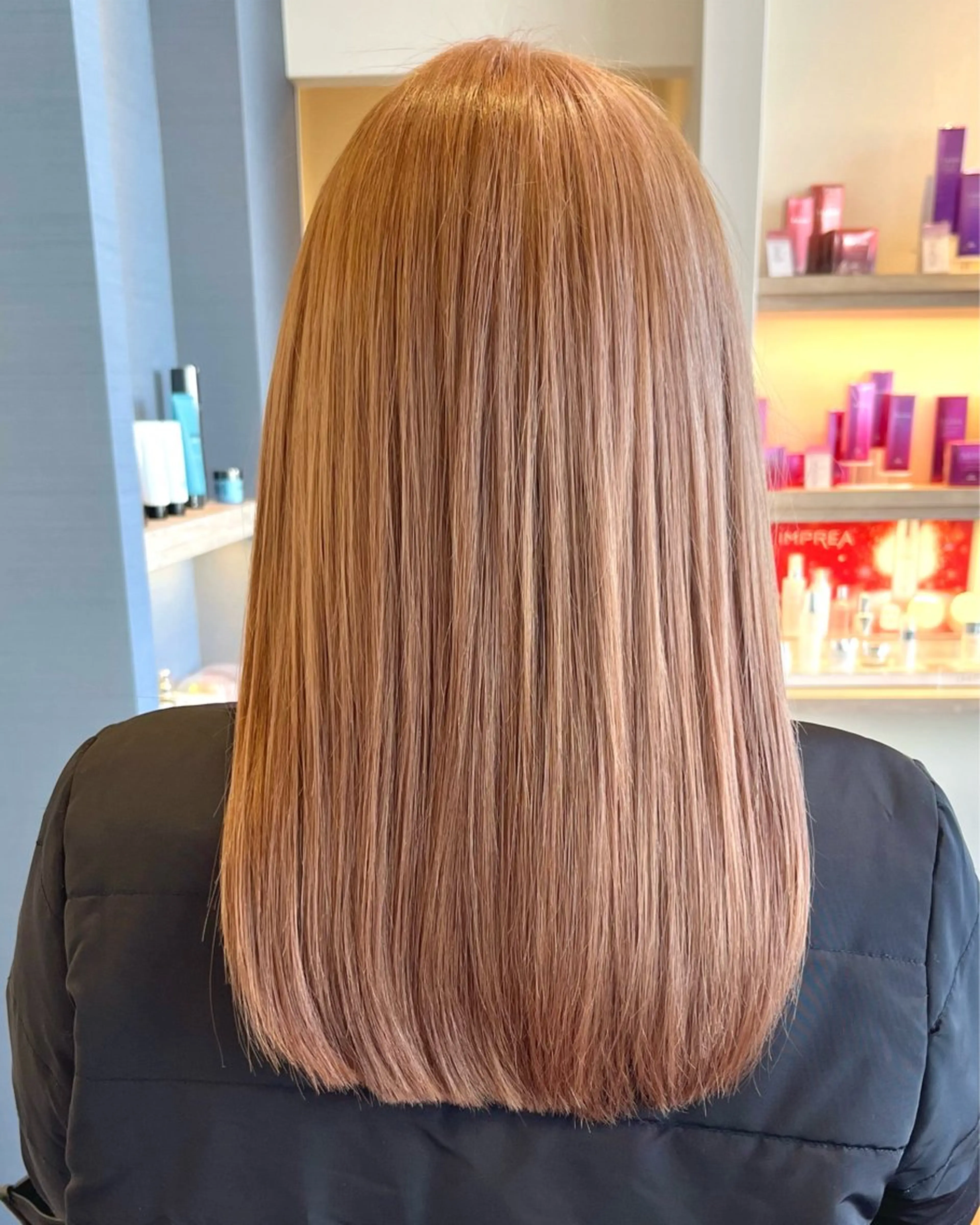 セミロング カラー ヘアカラー トリートメント セジールヘアメゾン所属・韓国レイヤー/透明感 カラー🐈曾根高のヘアスタイル