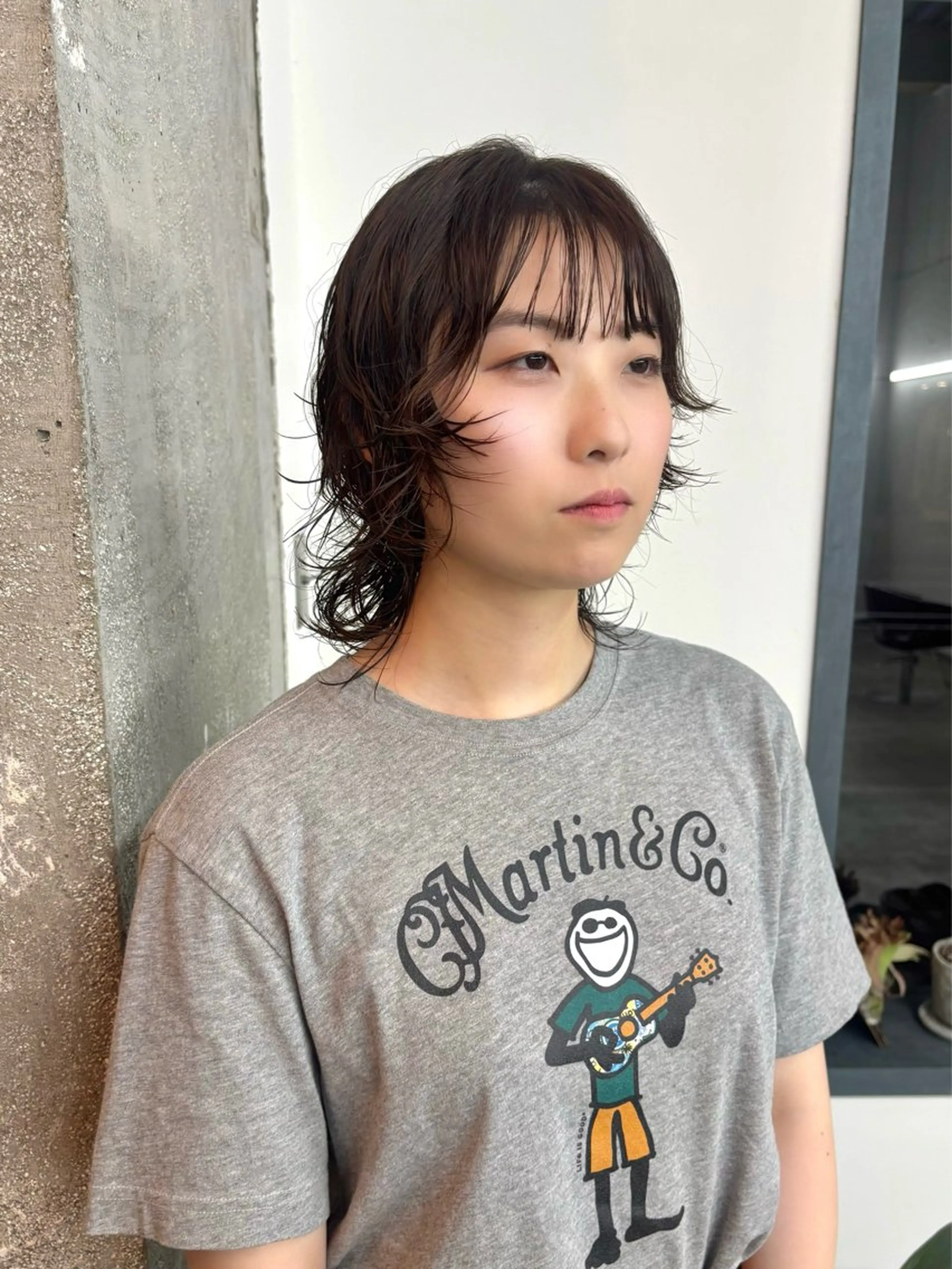 ショート パーマ パーマ/暖色/ボブ イワタテ🇰🇷のヘアスタイル